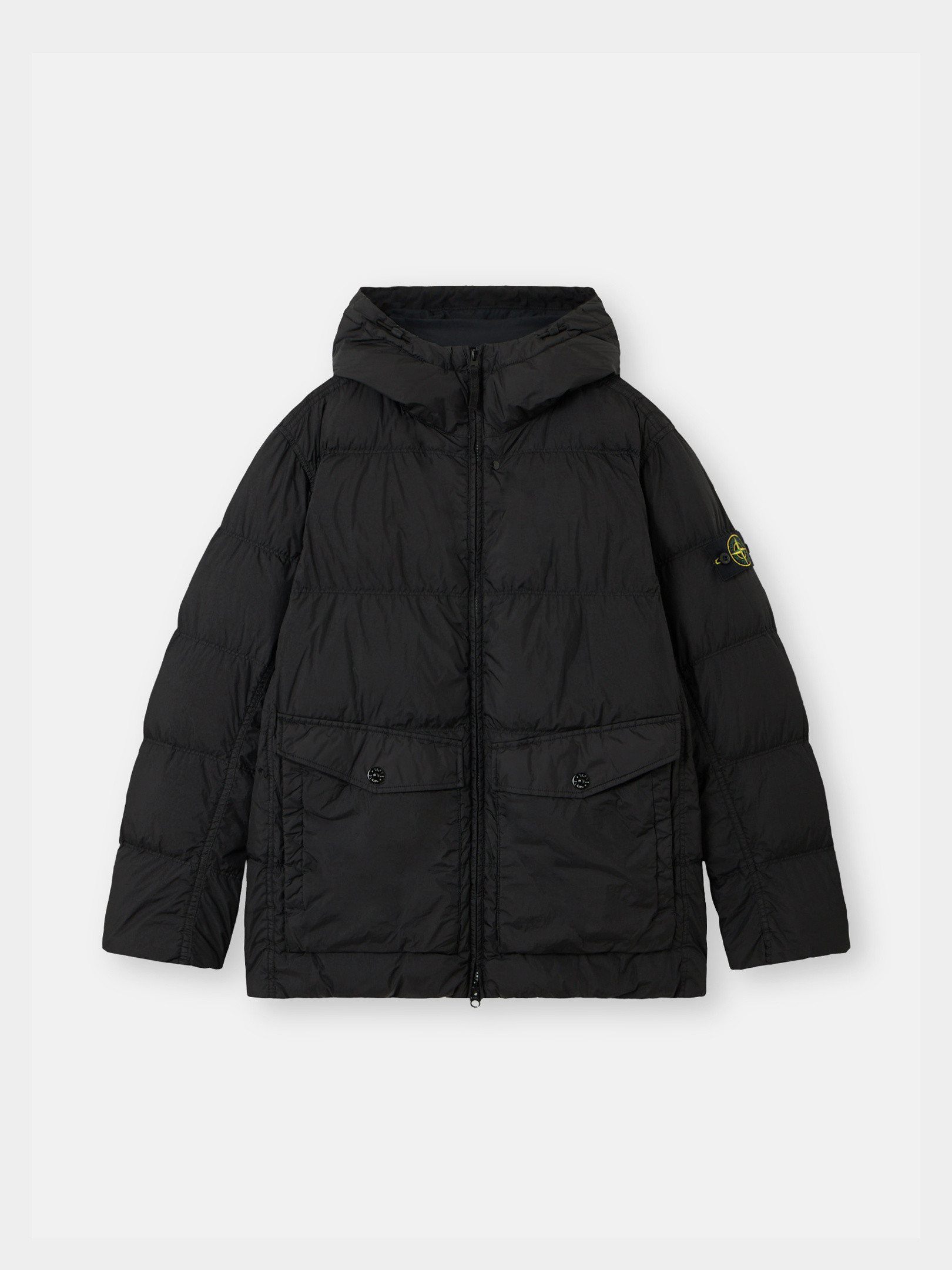 Garment-Dyed Crinkle Reps Down Jacket