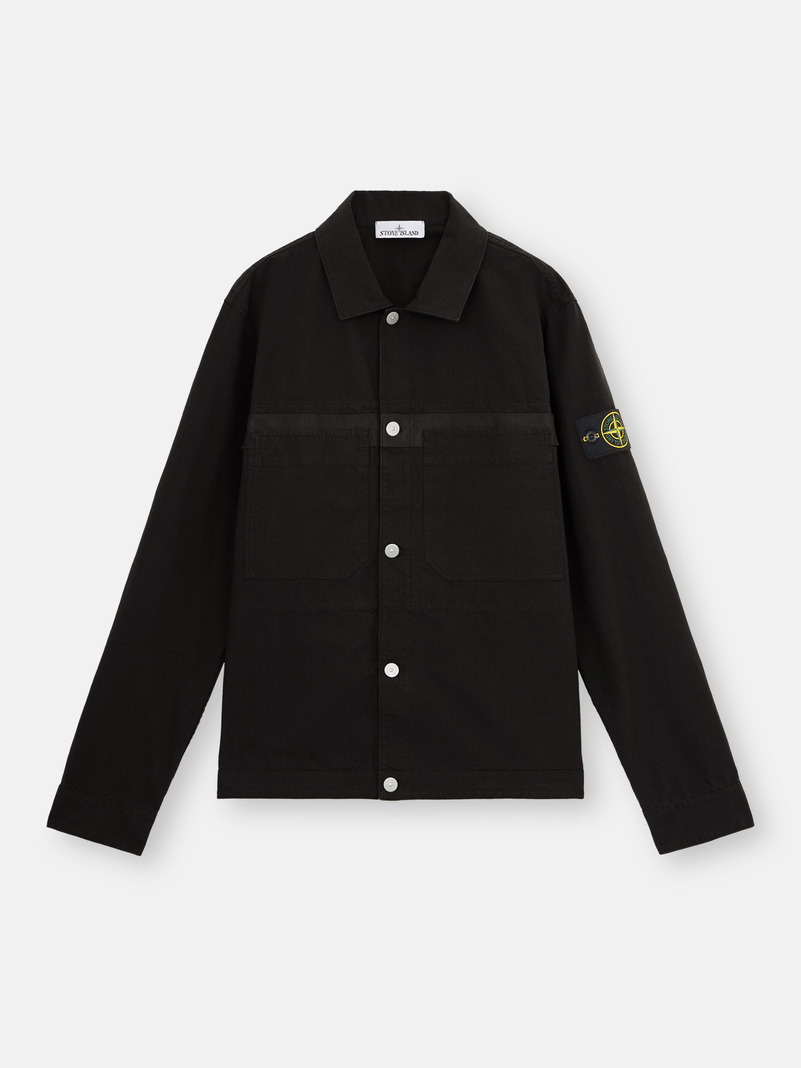 Cotton Ripstop Garment-Dyed Overshirt