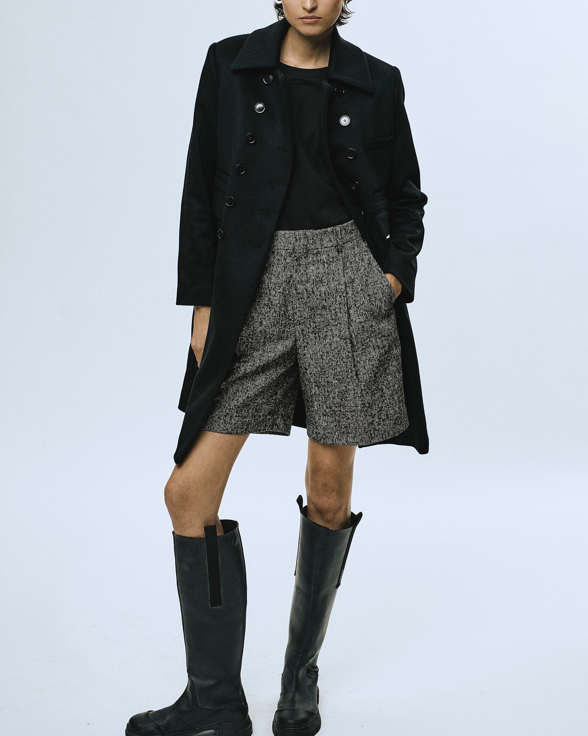 styled with shorts