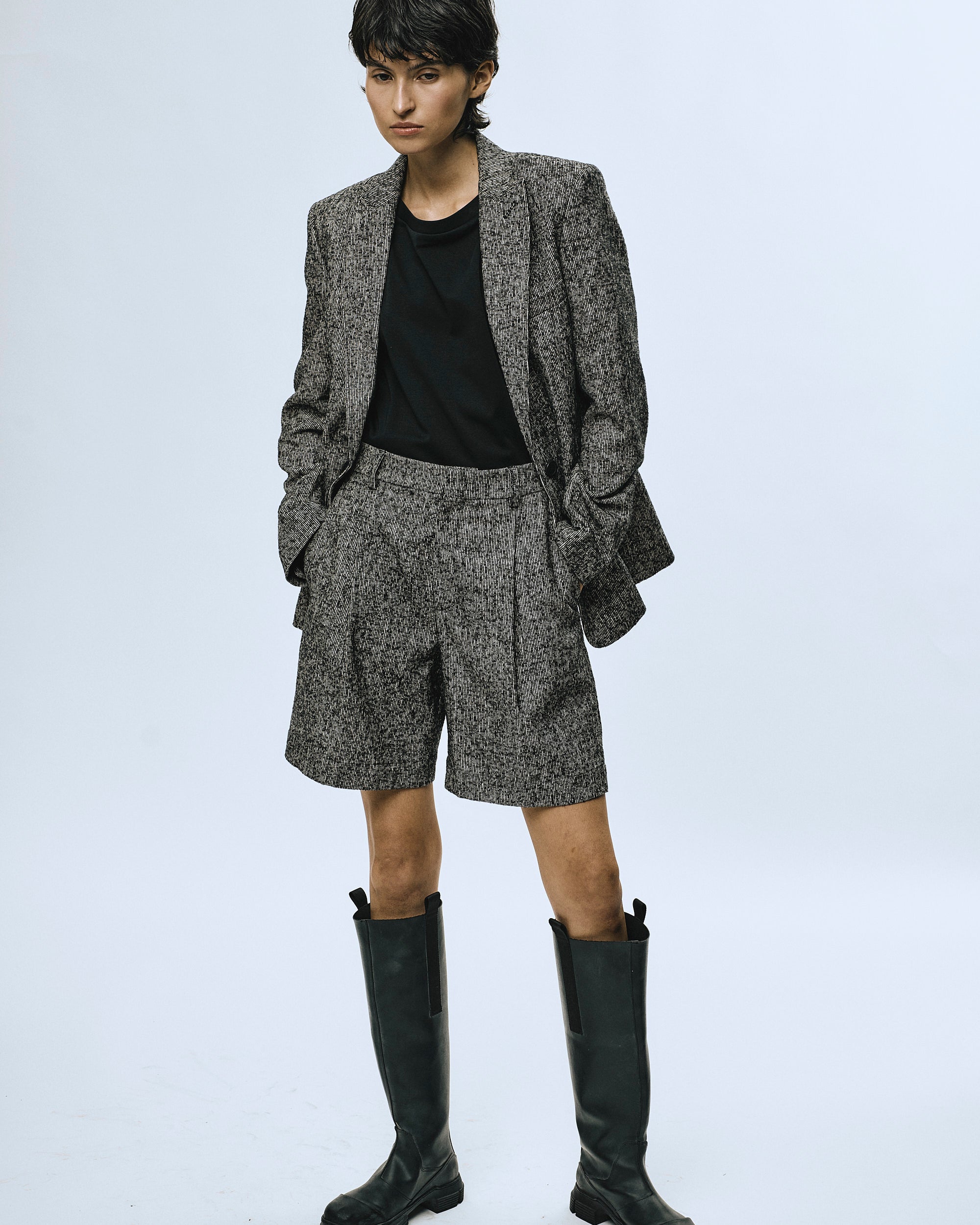 styled with shorts
