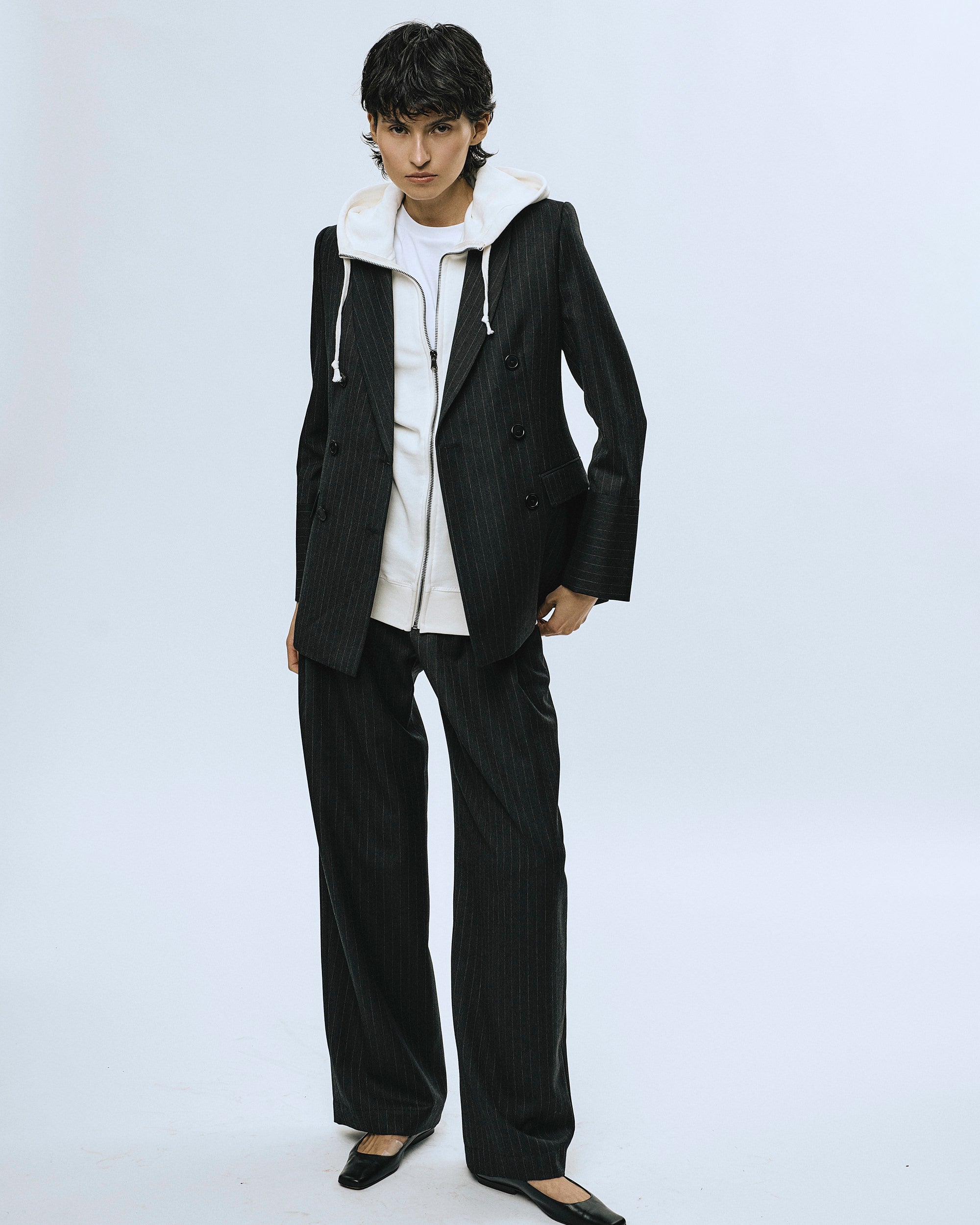 styled with casual layers