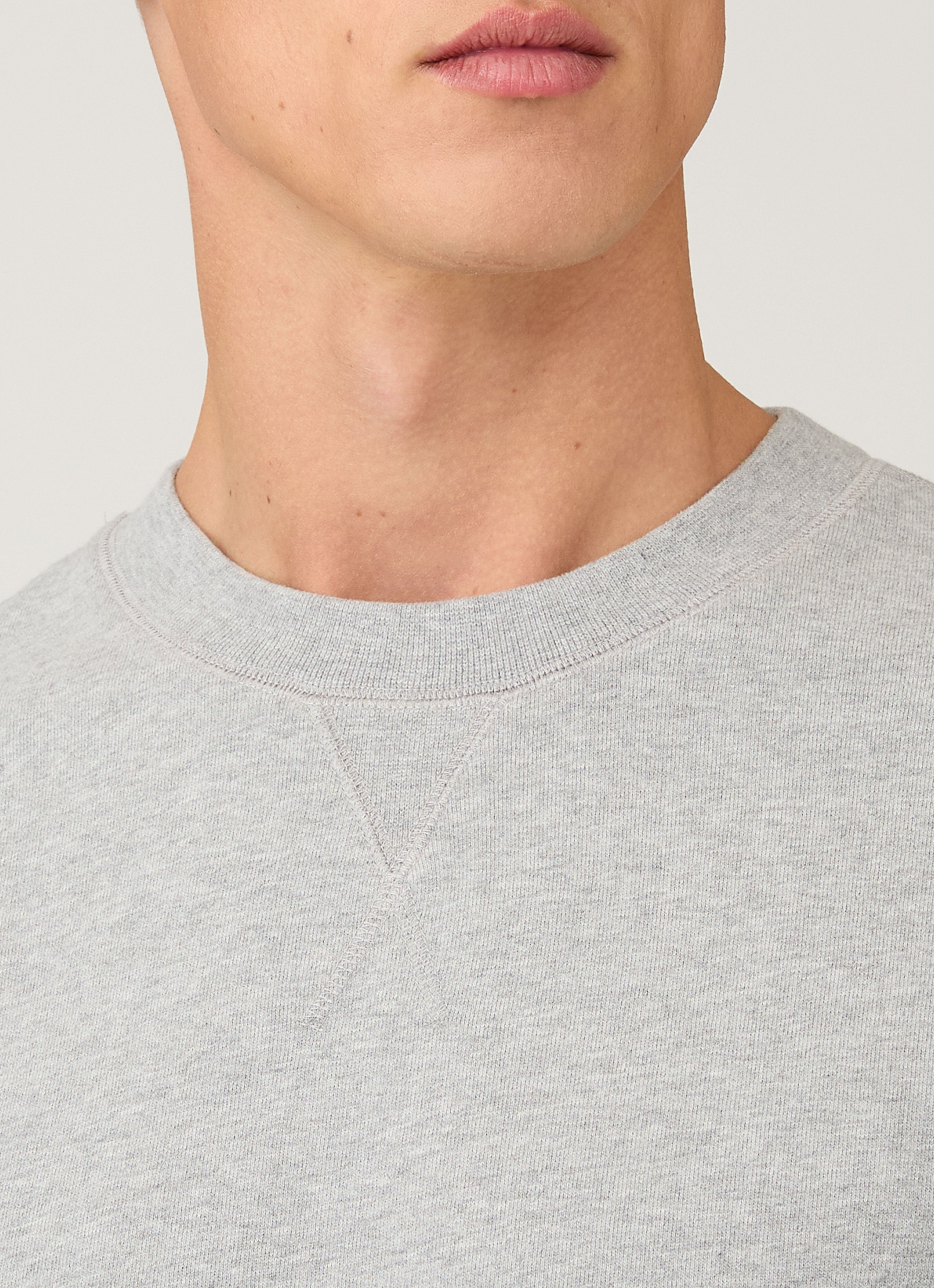 Neckline close-up