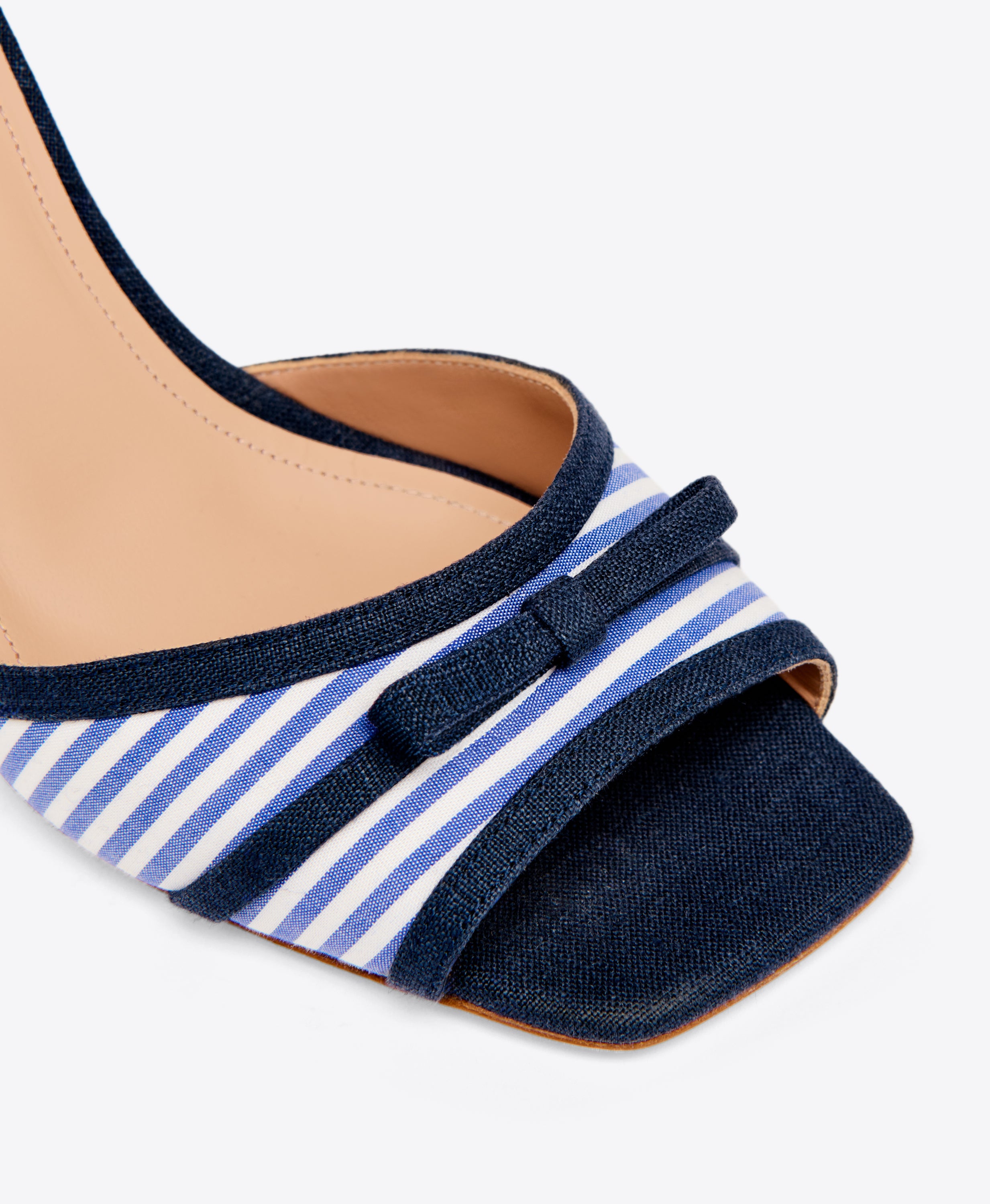 striped cotton detail