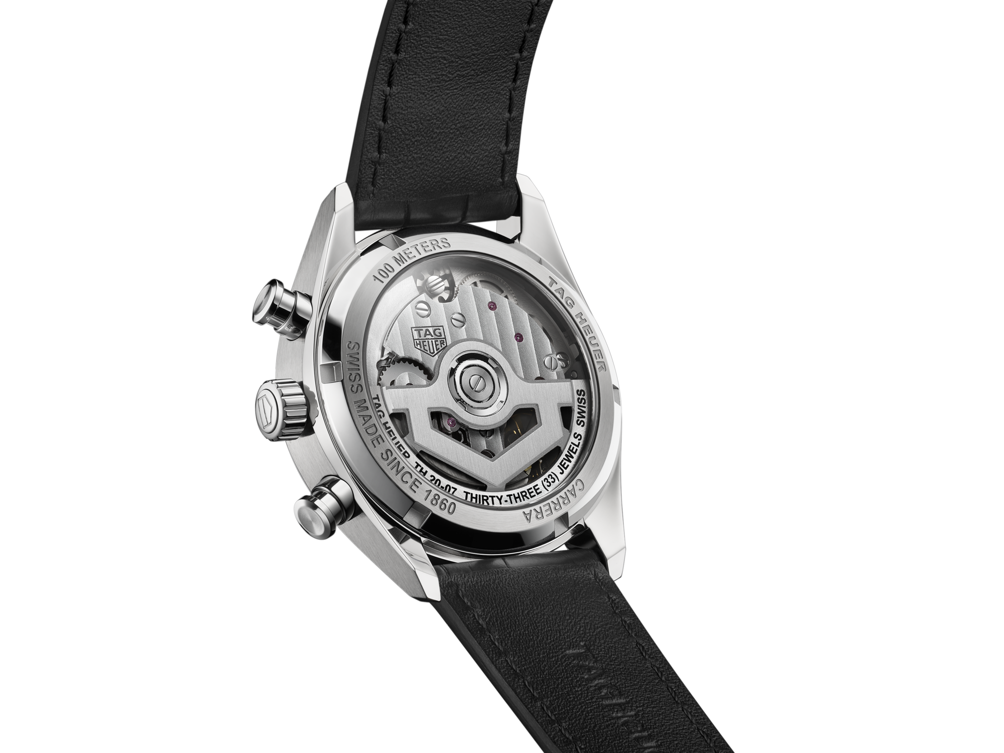 Carrera caseback or rear view