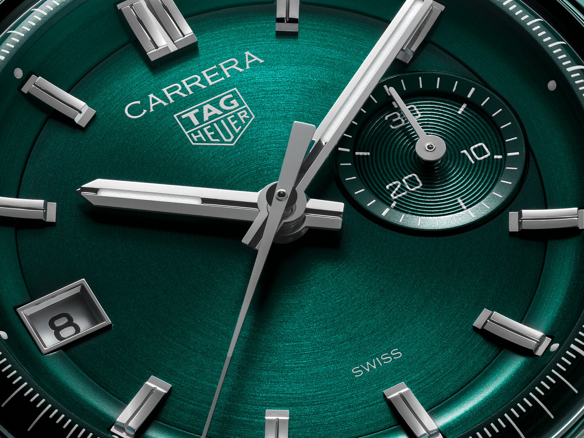 Carrera dial detail