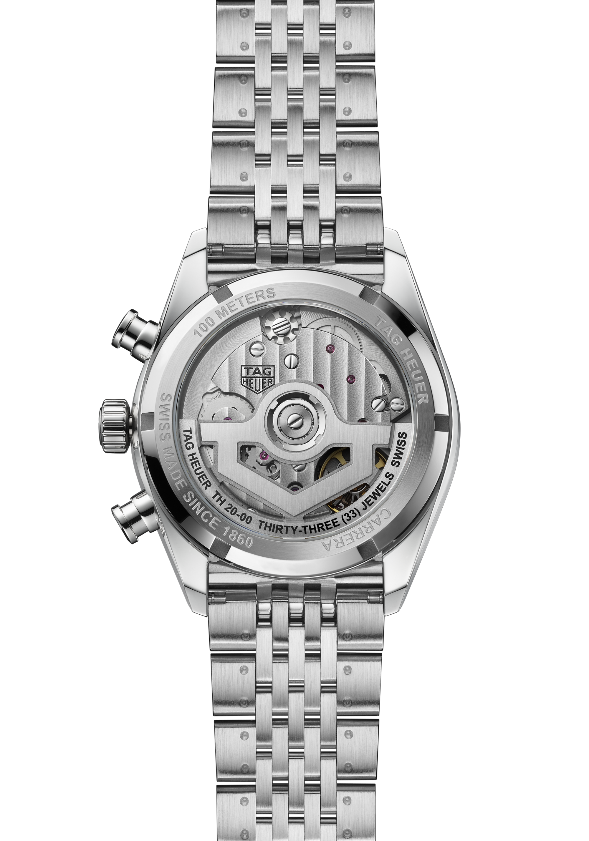 Carrera caseback or rear view