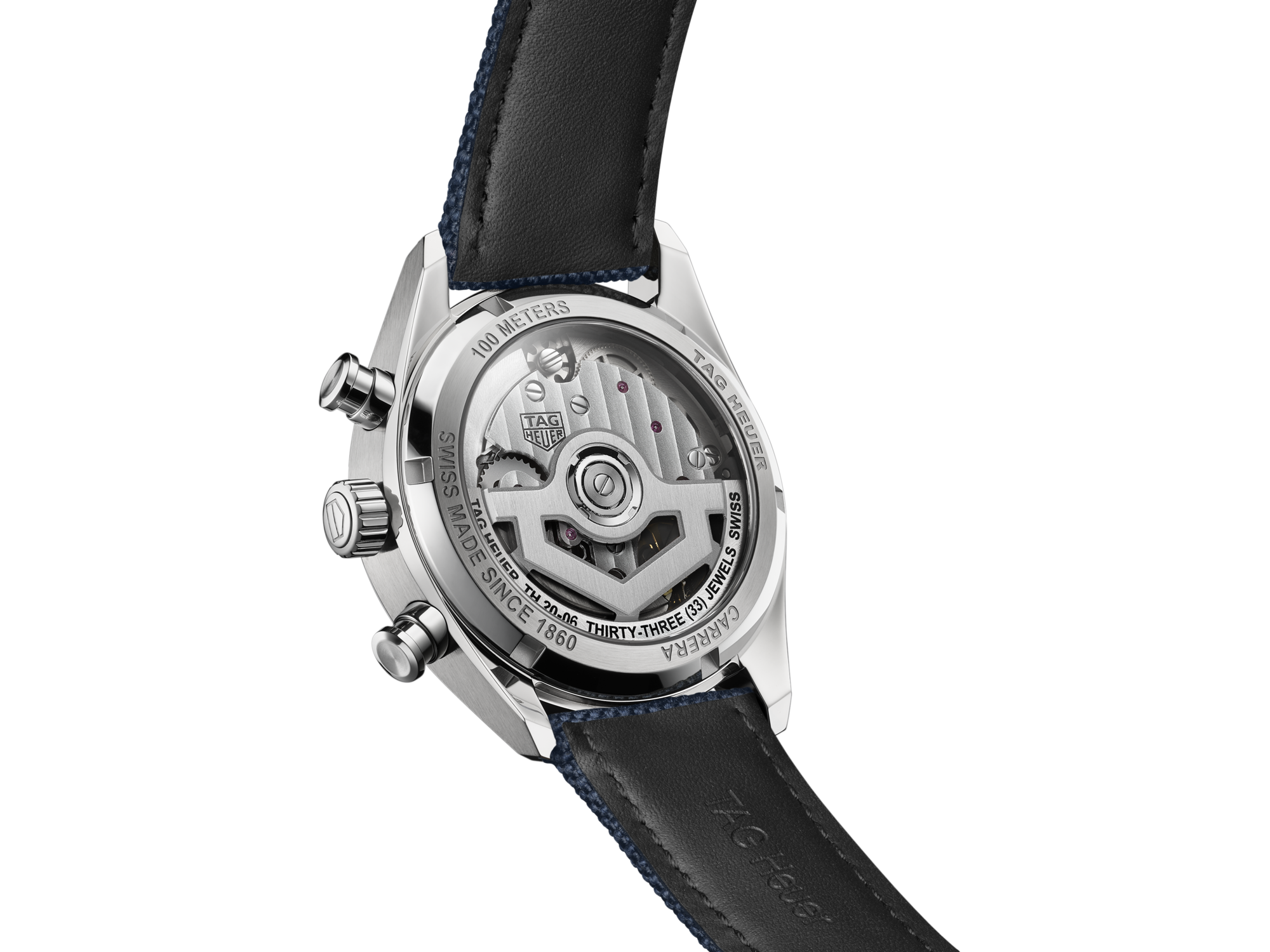 Carrera caseback or rear view