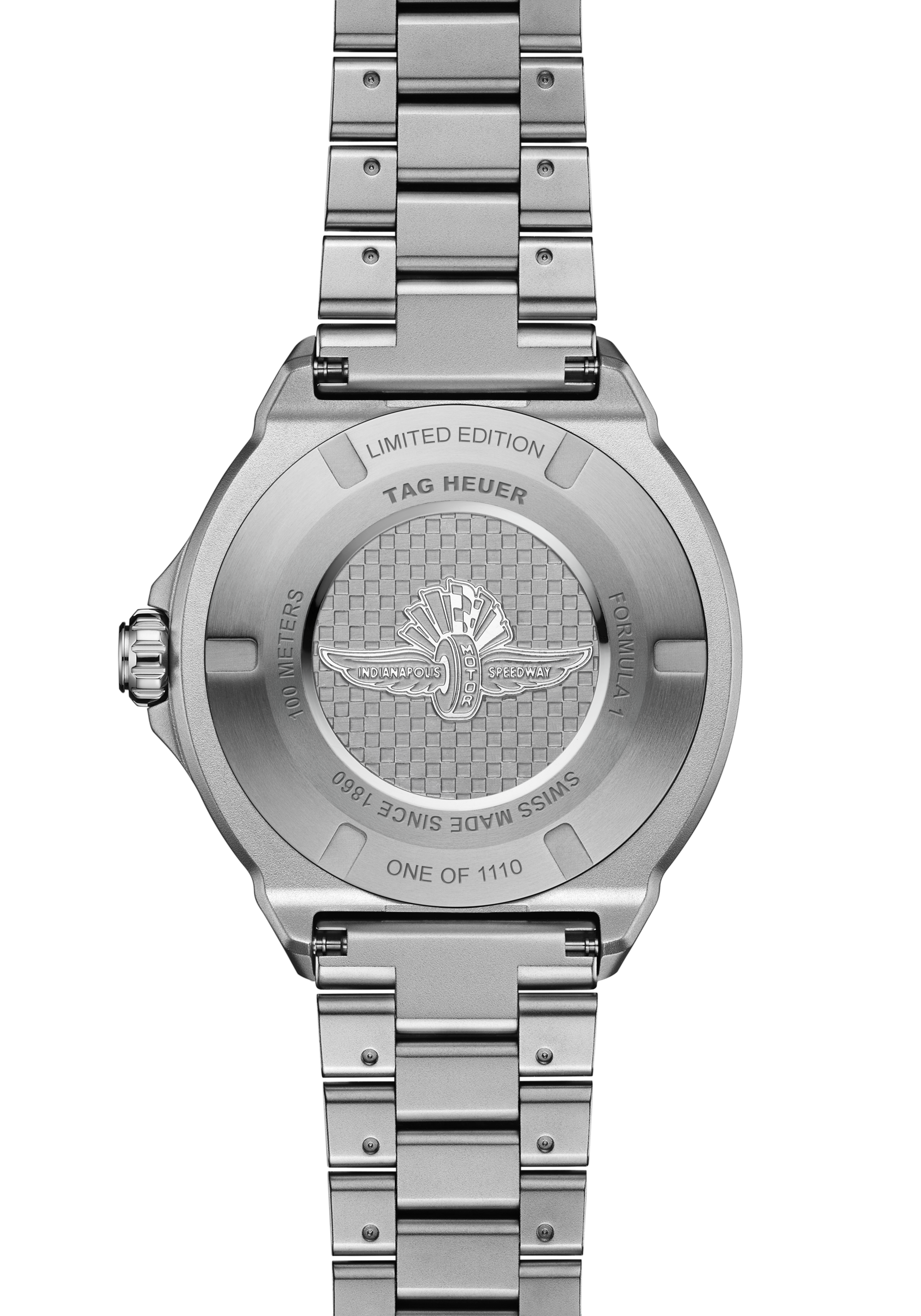 Formula 1 caseback or rear view