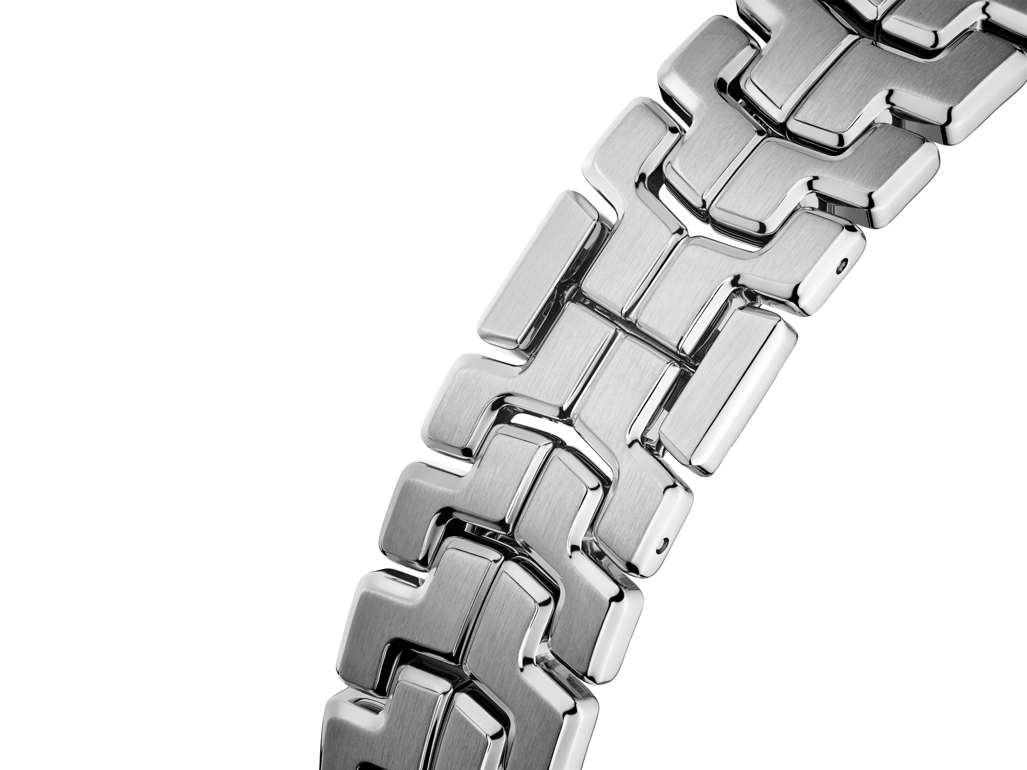 Link strap and clasp detail