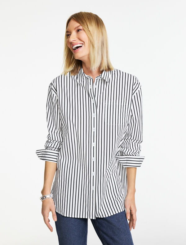 denim relaxed shirt