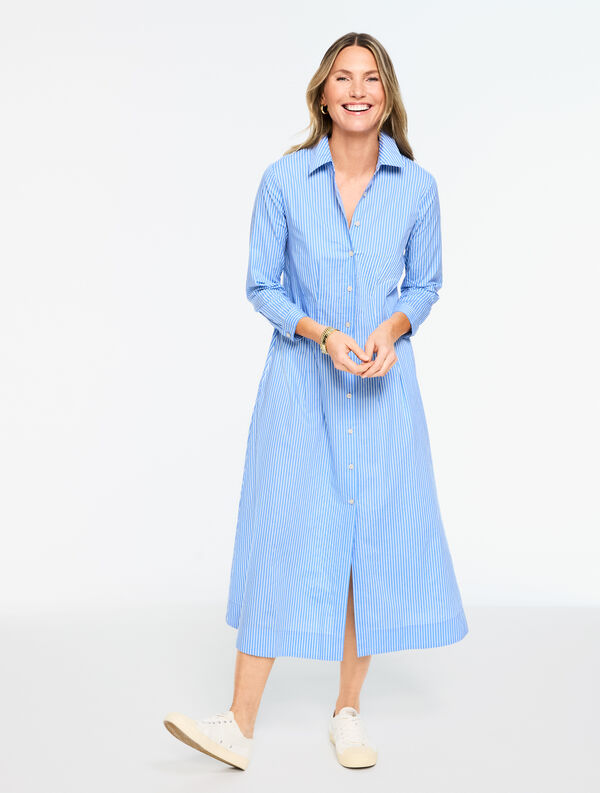 modern poplin stripe