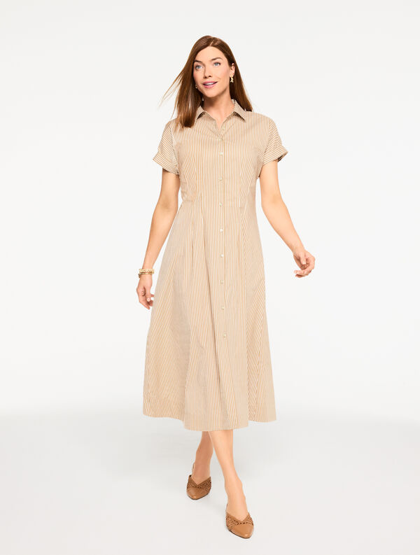denim shirtdress