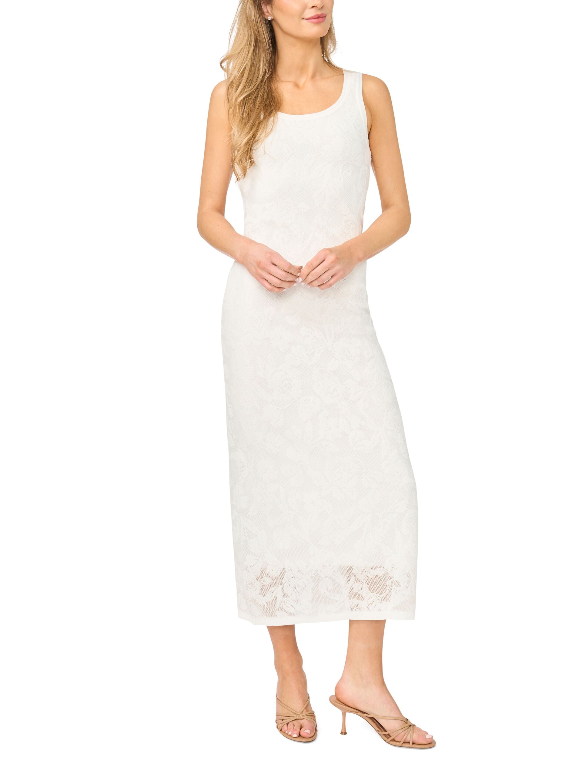 GLORIA Floral Mesh Bodycon Dress