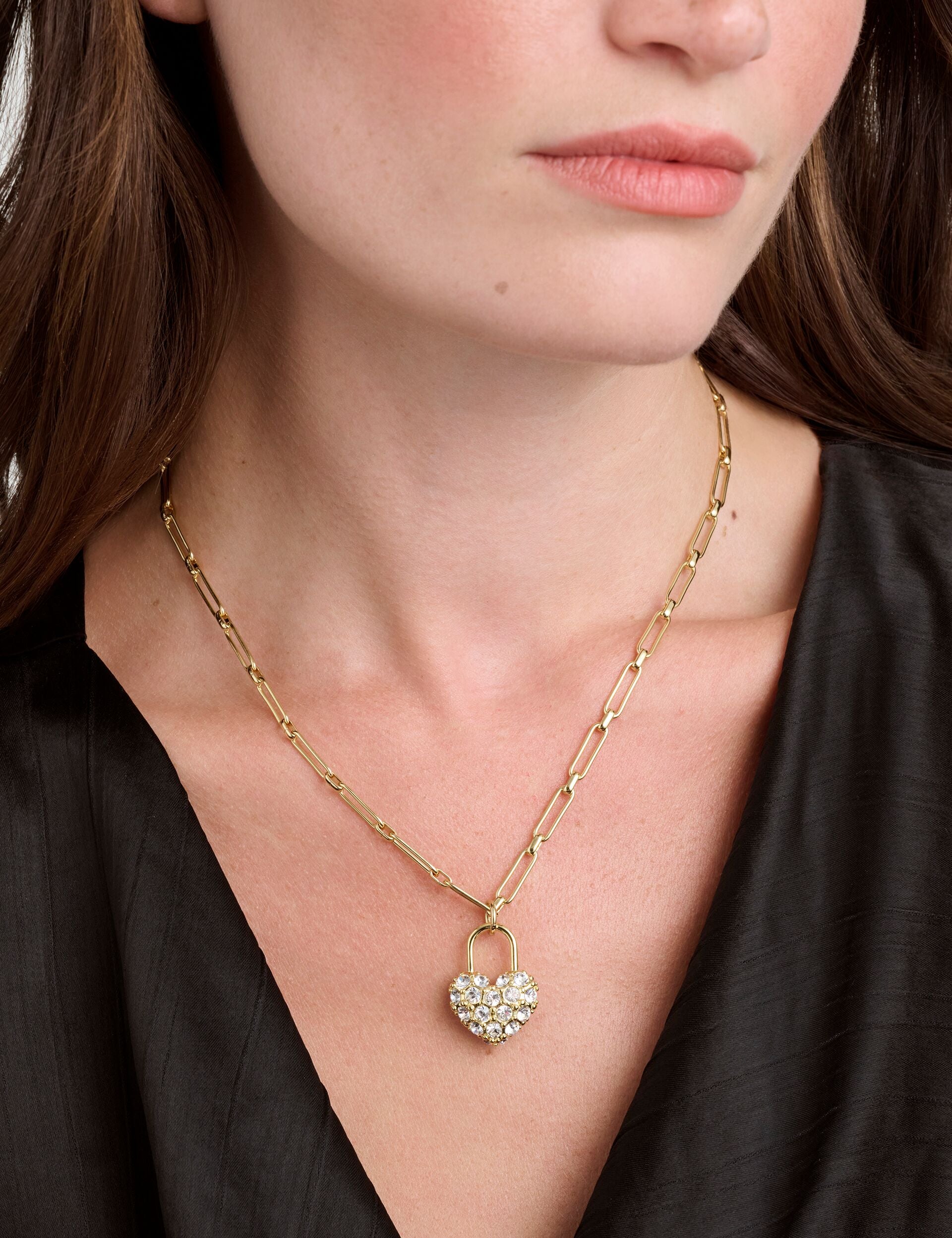 PARIS Padlock Pendant Necklace