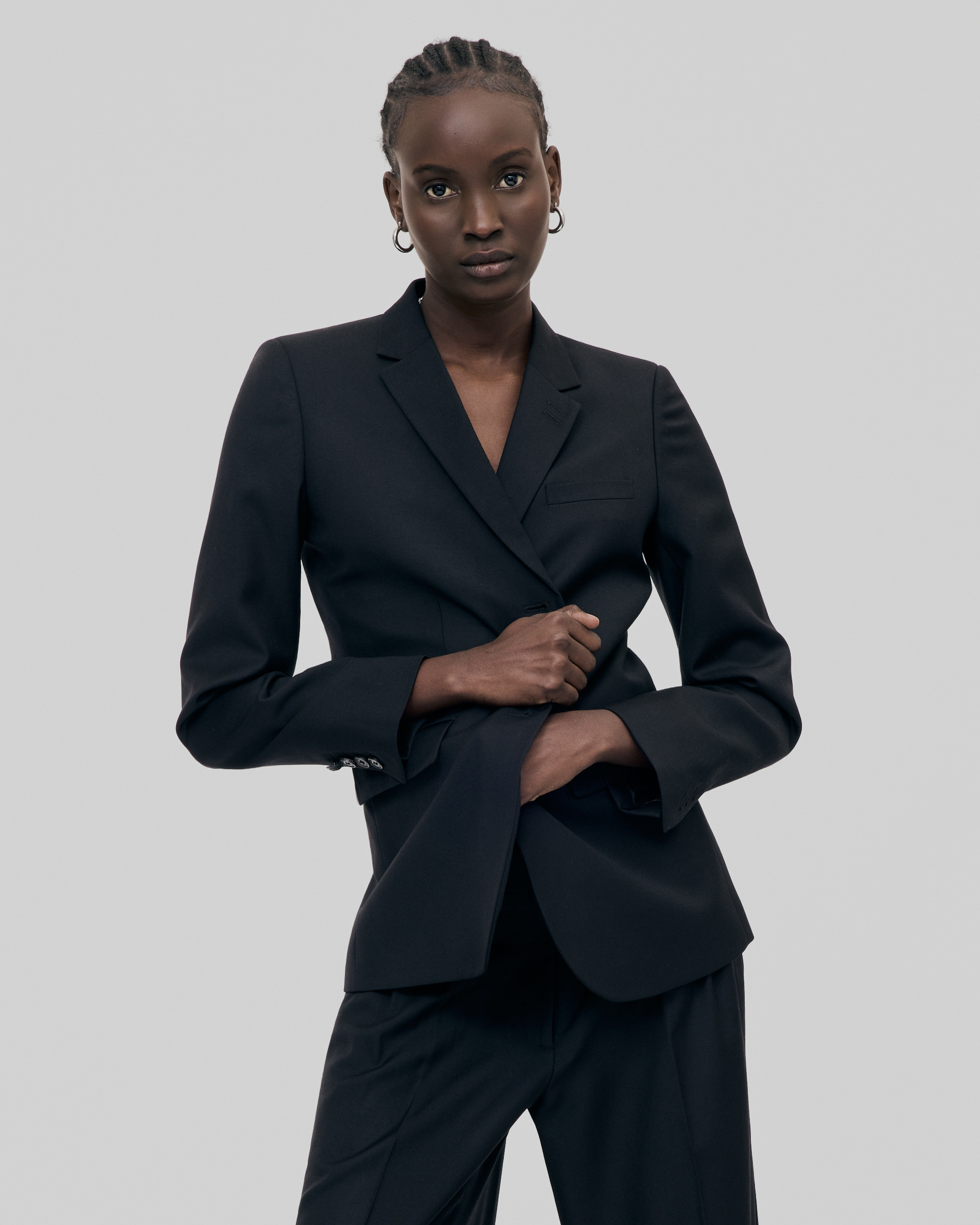Slim-Fit Wool Suit Jacket