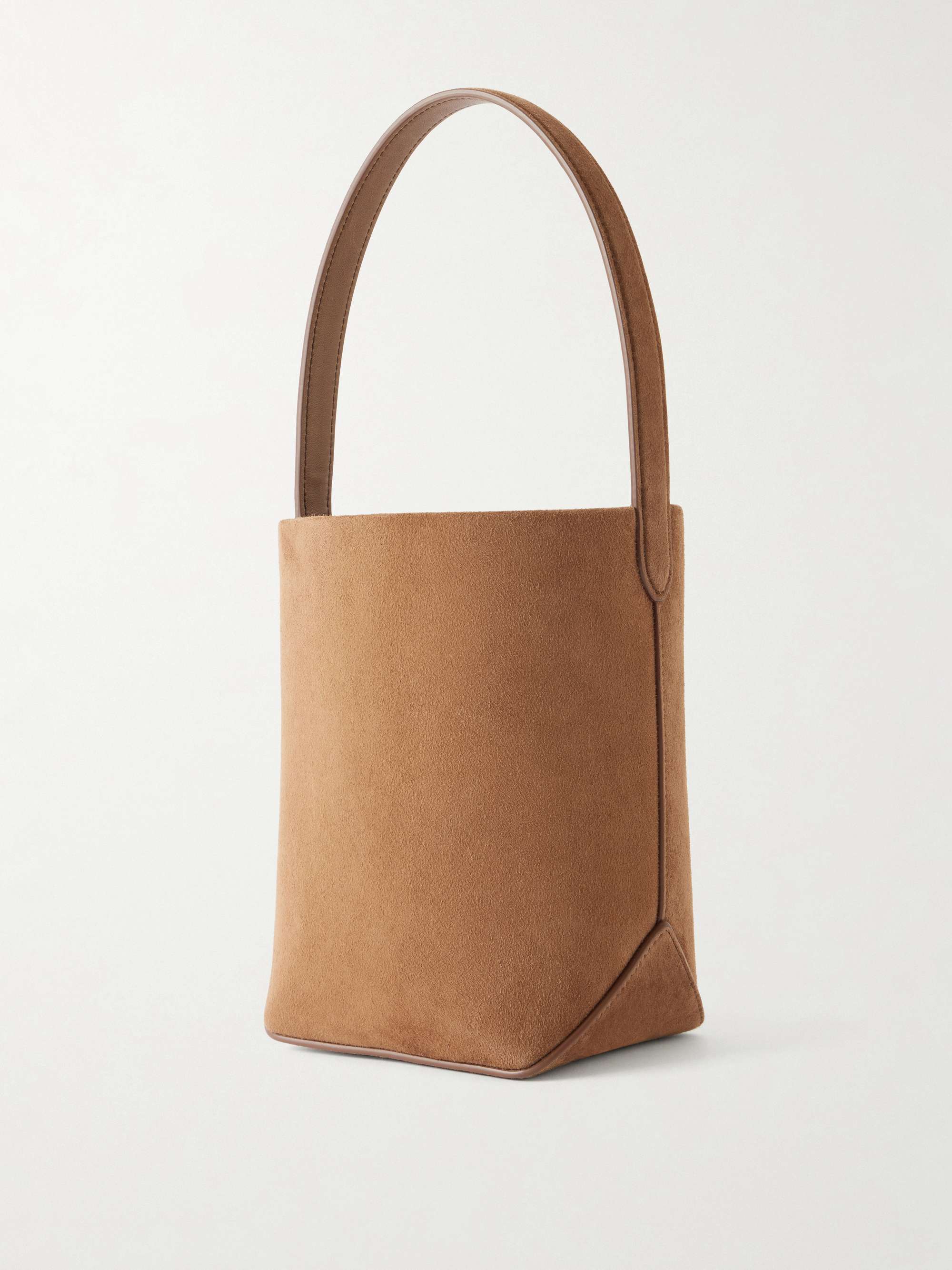 Rear view of the clean suede panel