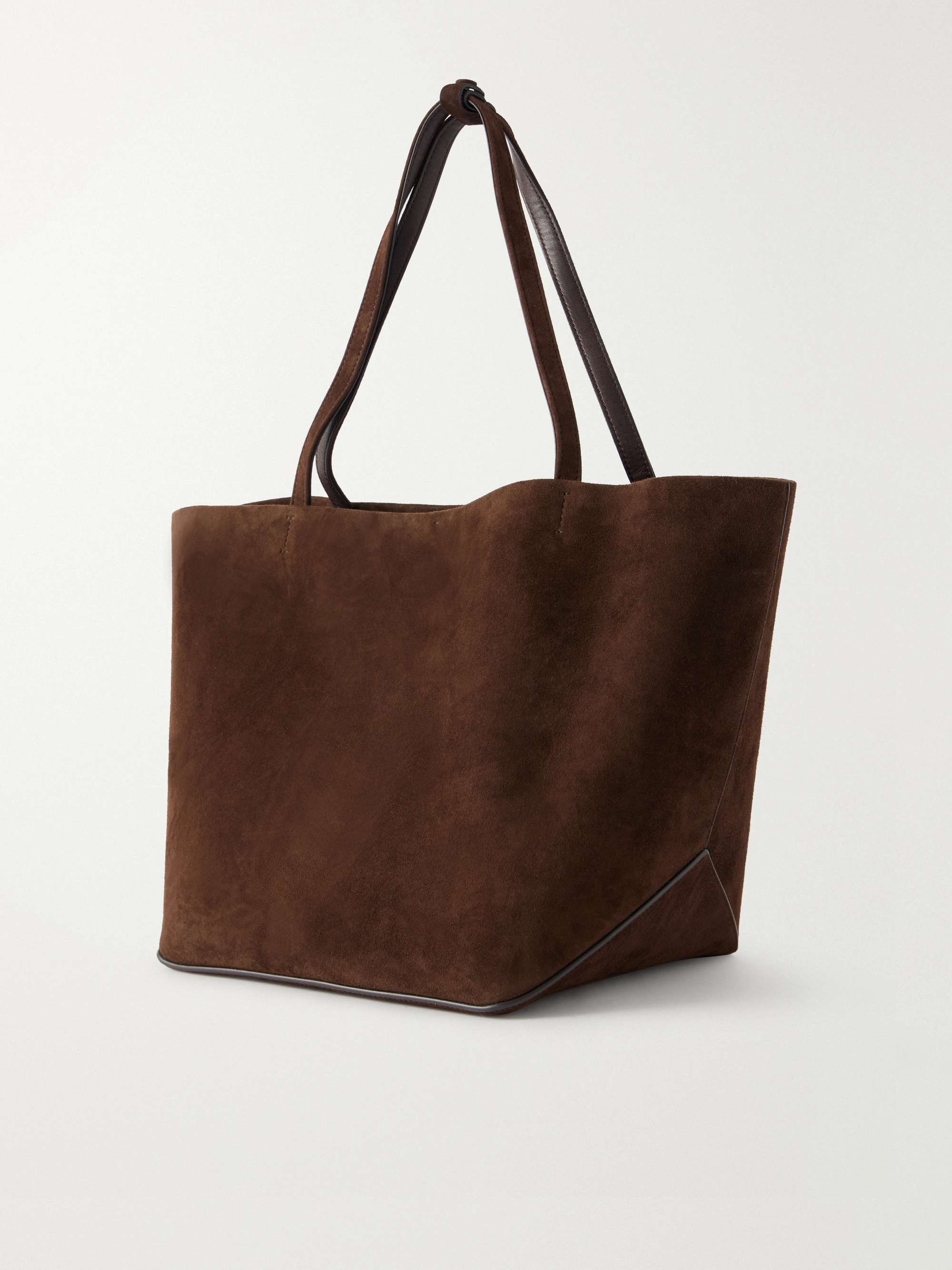 Rear view of the clean suede panel