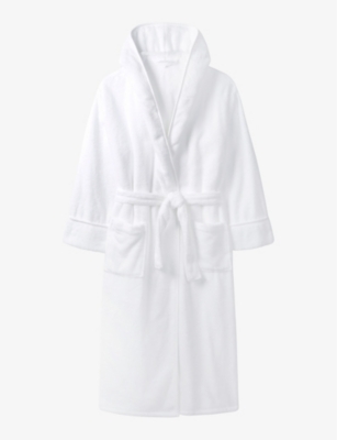 hooded robe front