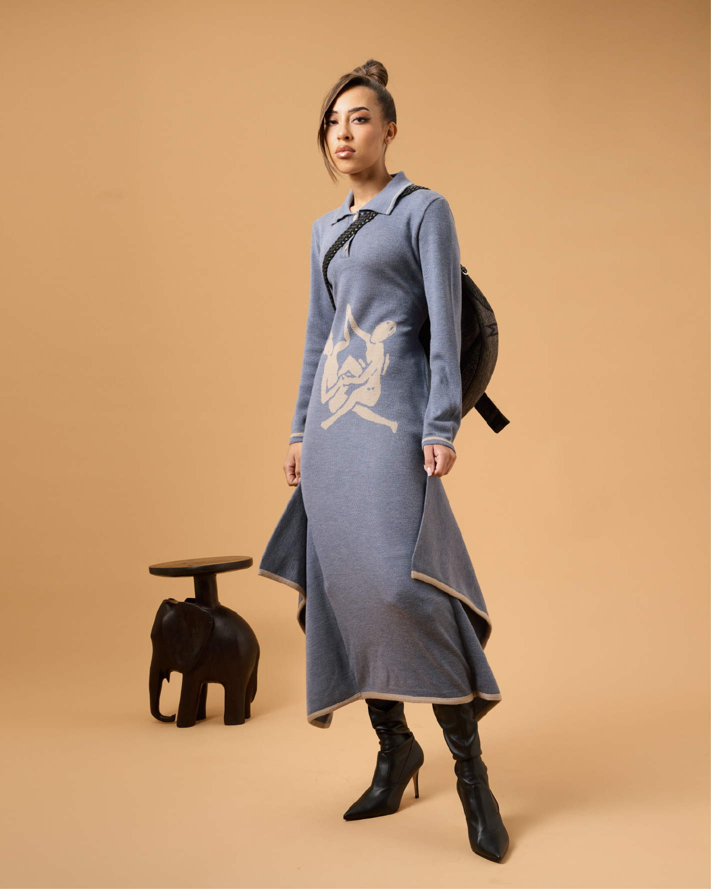 Handkerchief Knitted Sisterhood Dress