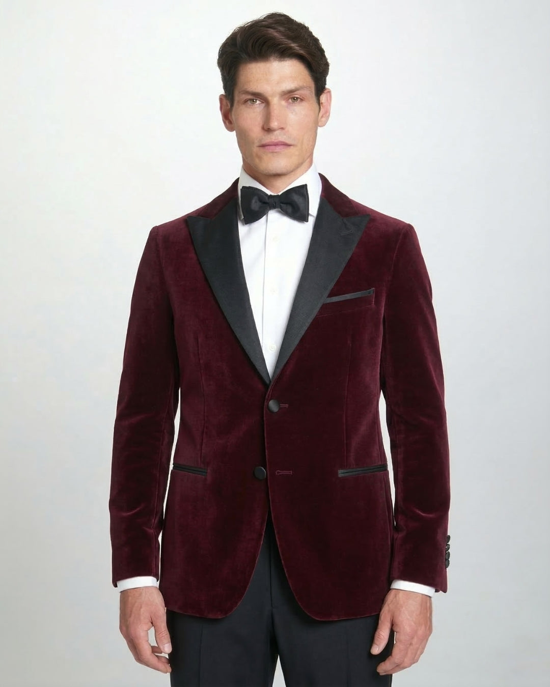 Velvet Peak Lapel Evening Jacket
