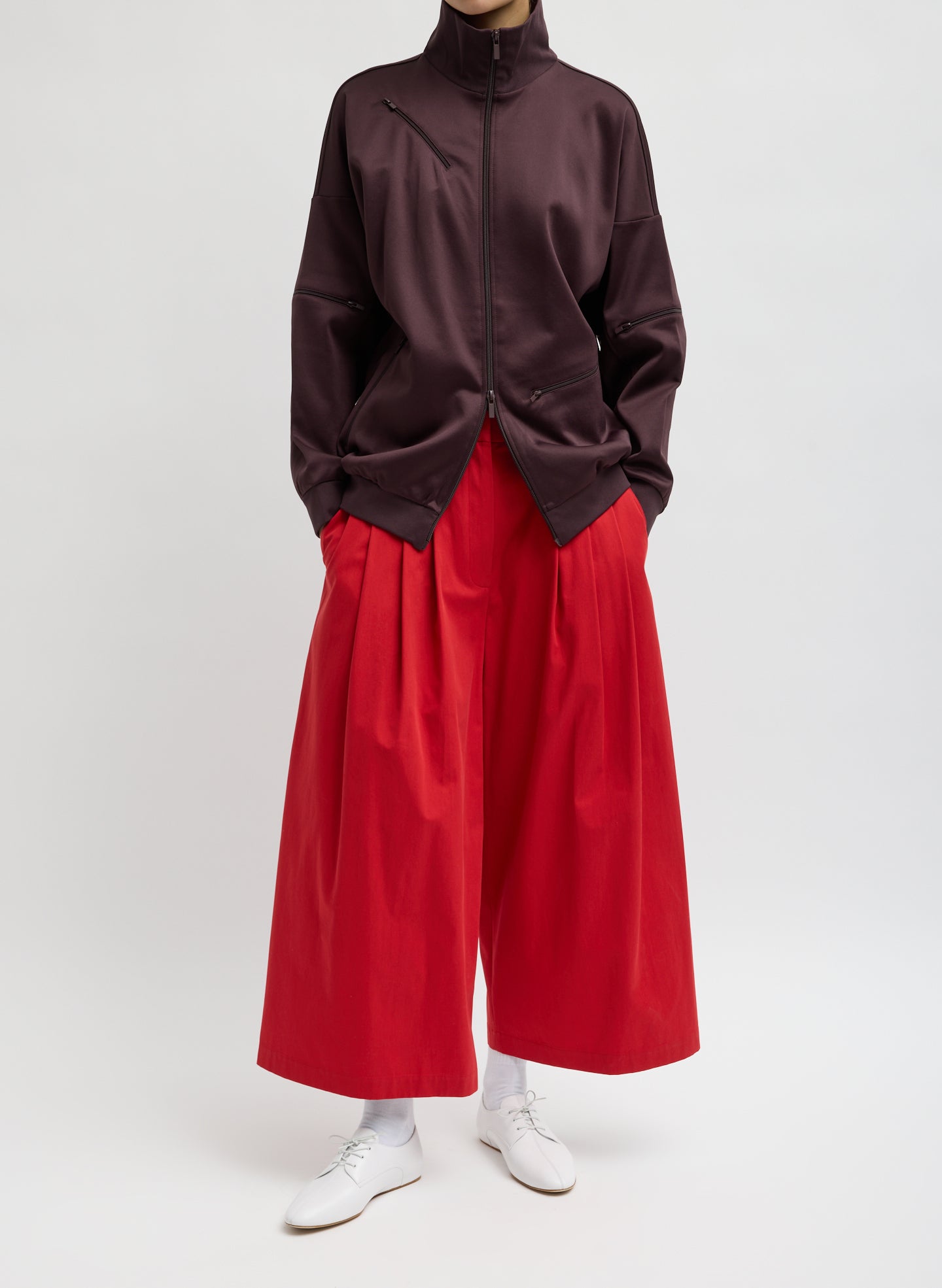 Active Knit Zipper Detailed Track Jacket