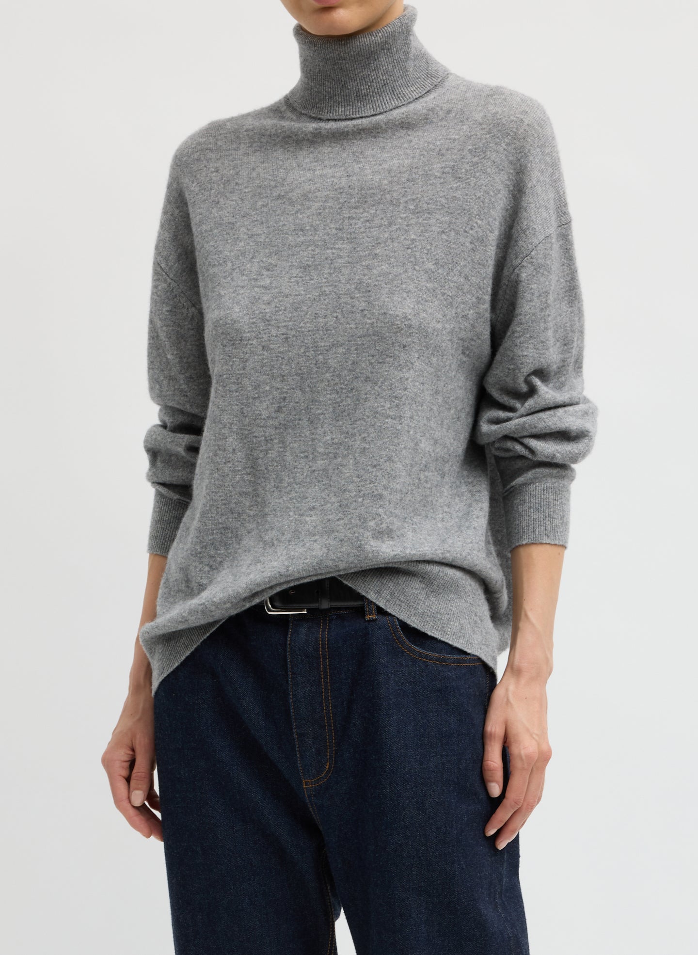 Washable Cashmere Turtleneck Sweater