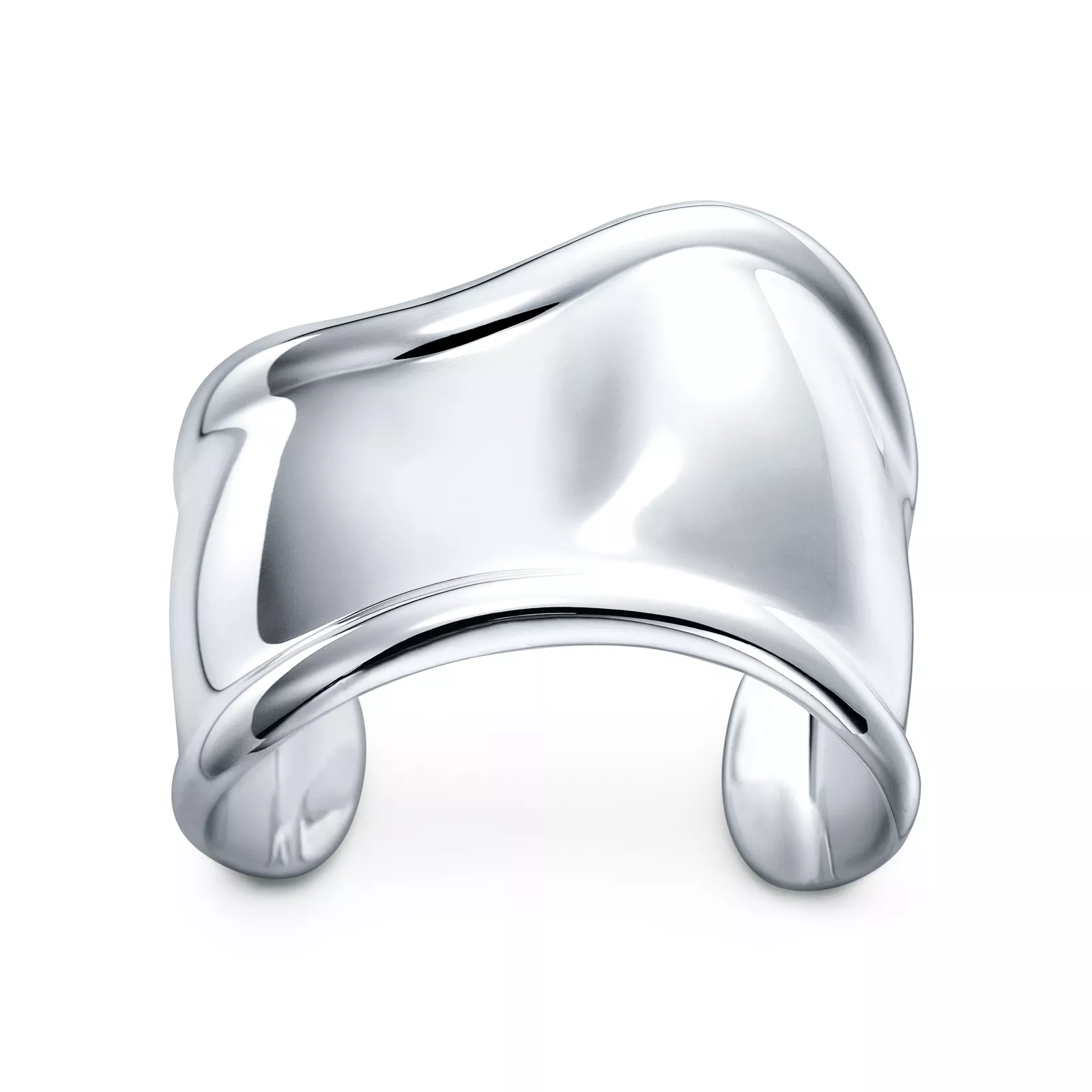 Elsa Peretti Small Bone Cuff in Sterling Silver, 43 mm Wide