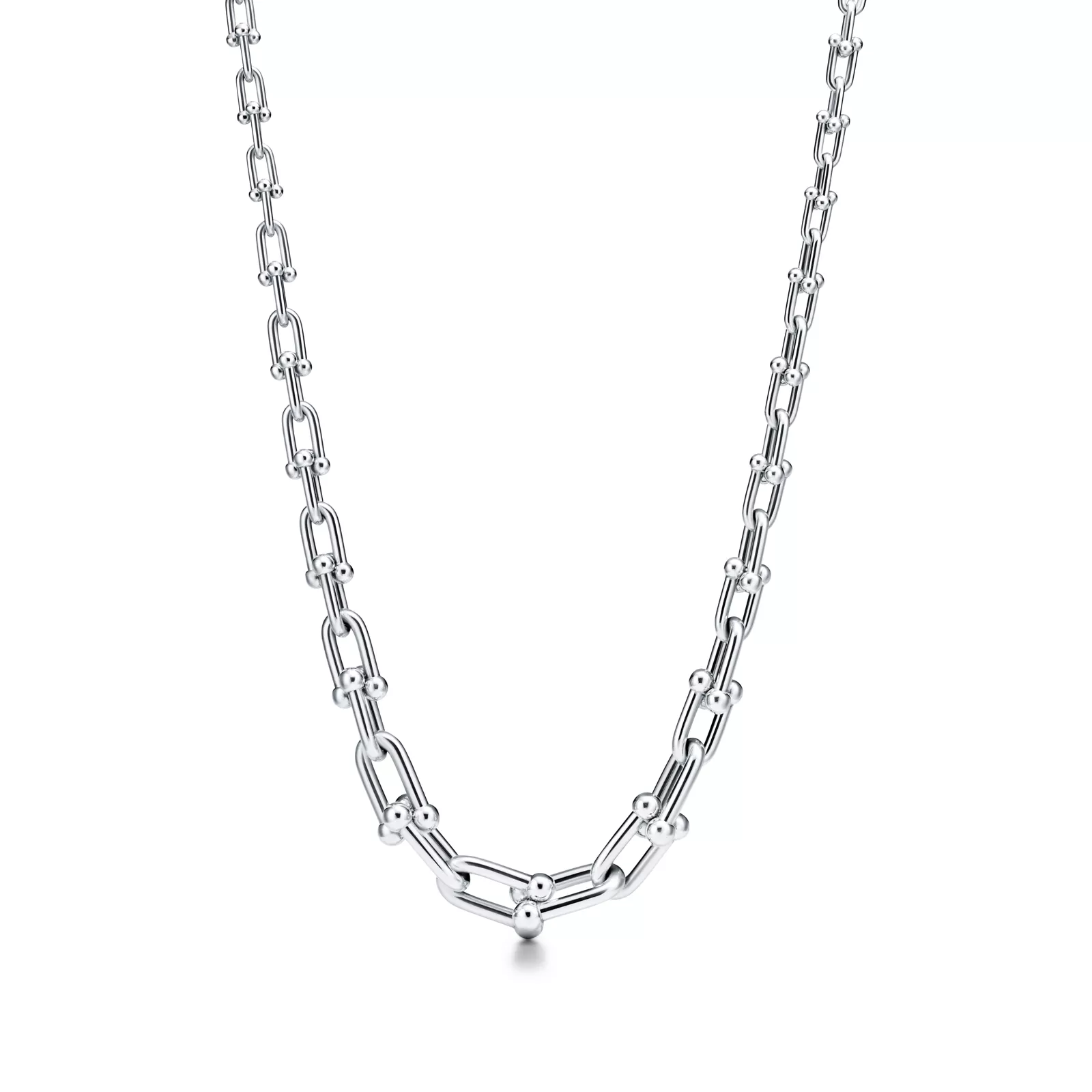 Tiffany HardWear Graduated Link Necklace in Sterling Silver
