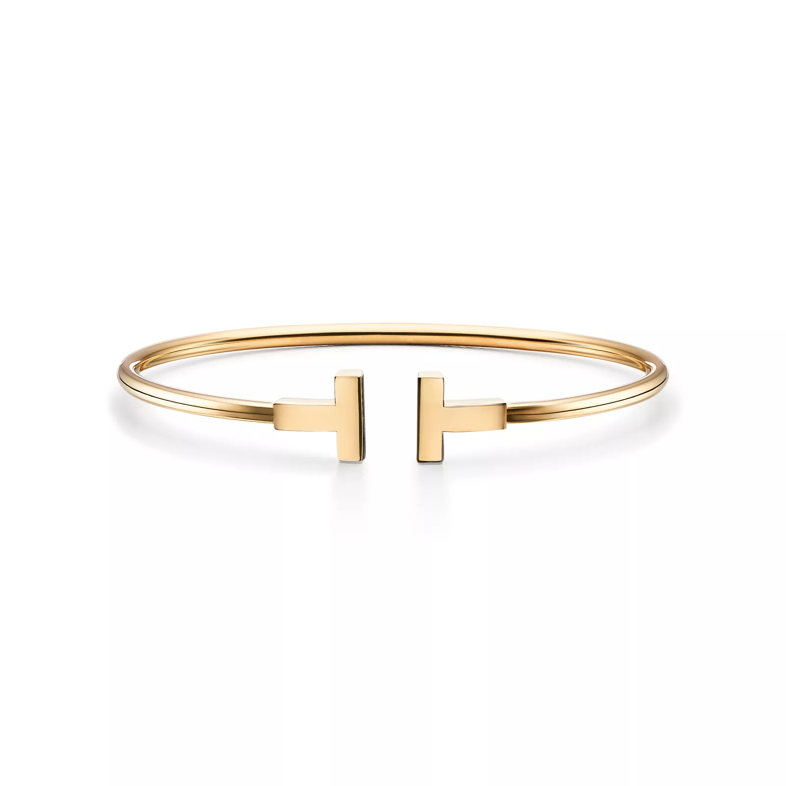 Tiffany T Wire Bracelet in Yellow Gold