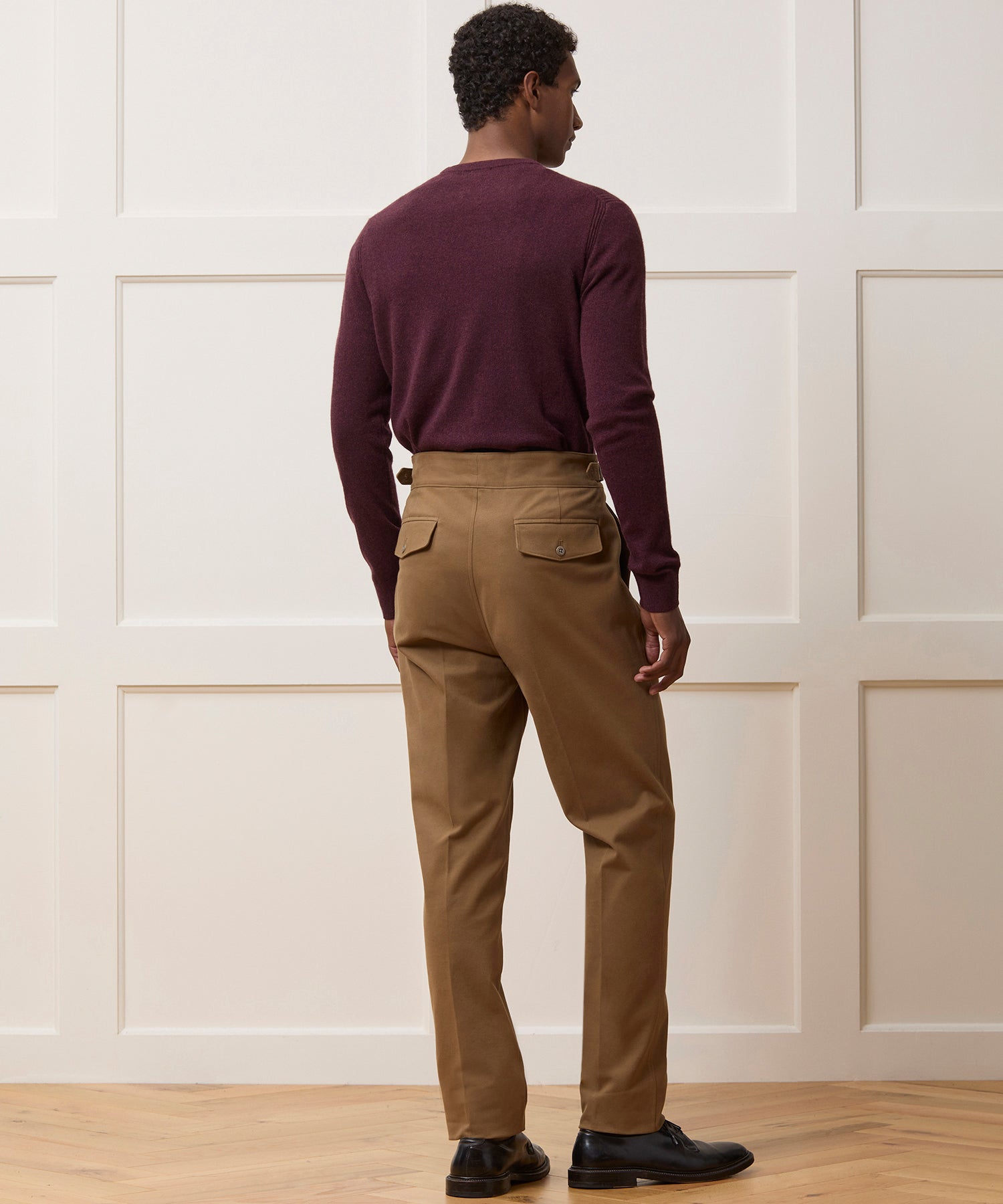 Pleated front construction