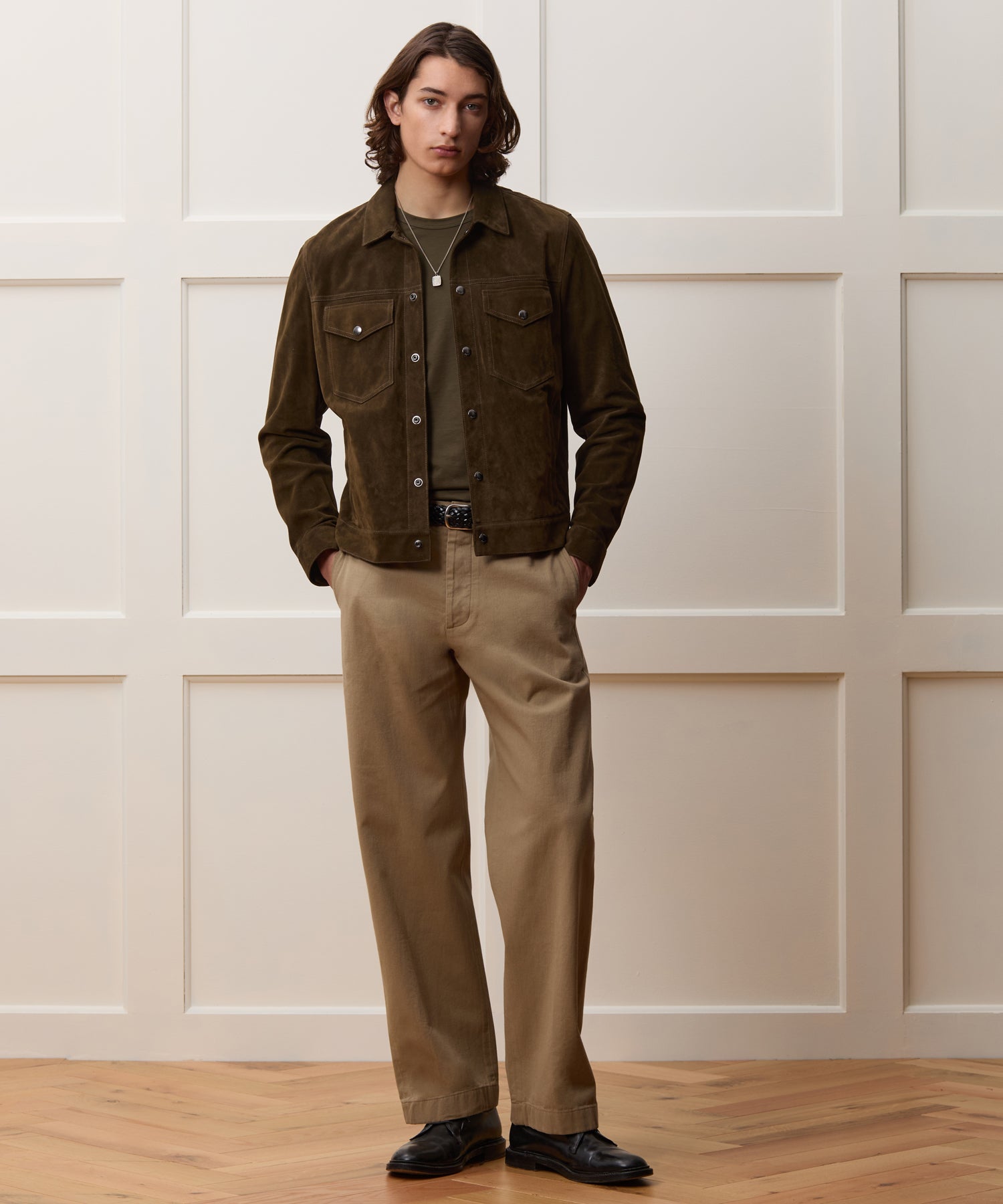 Buttoned styling on body