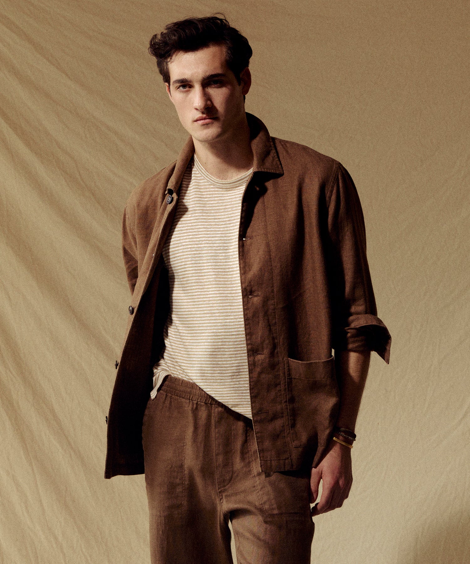 Open jacket styling