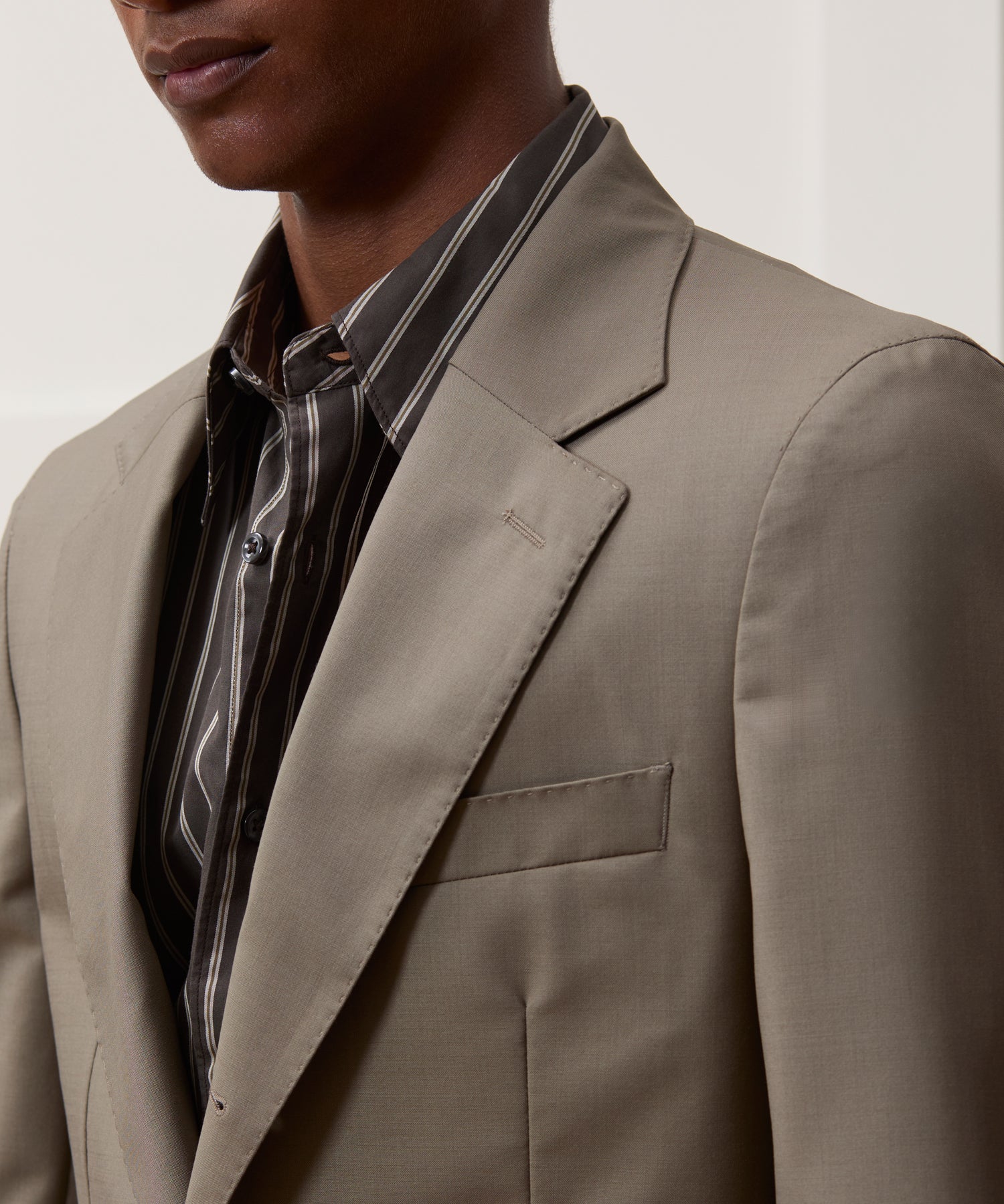 Lapels and barchetta chest pocket