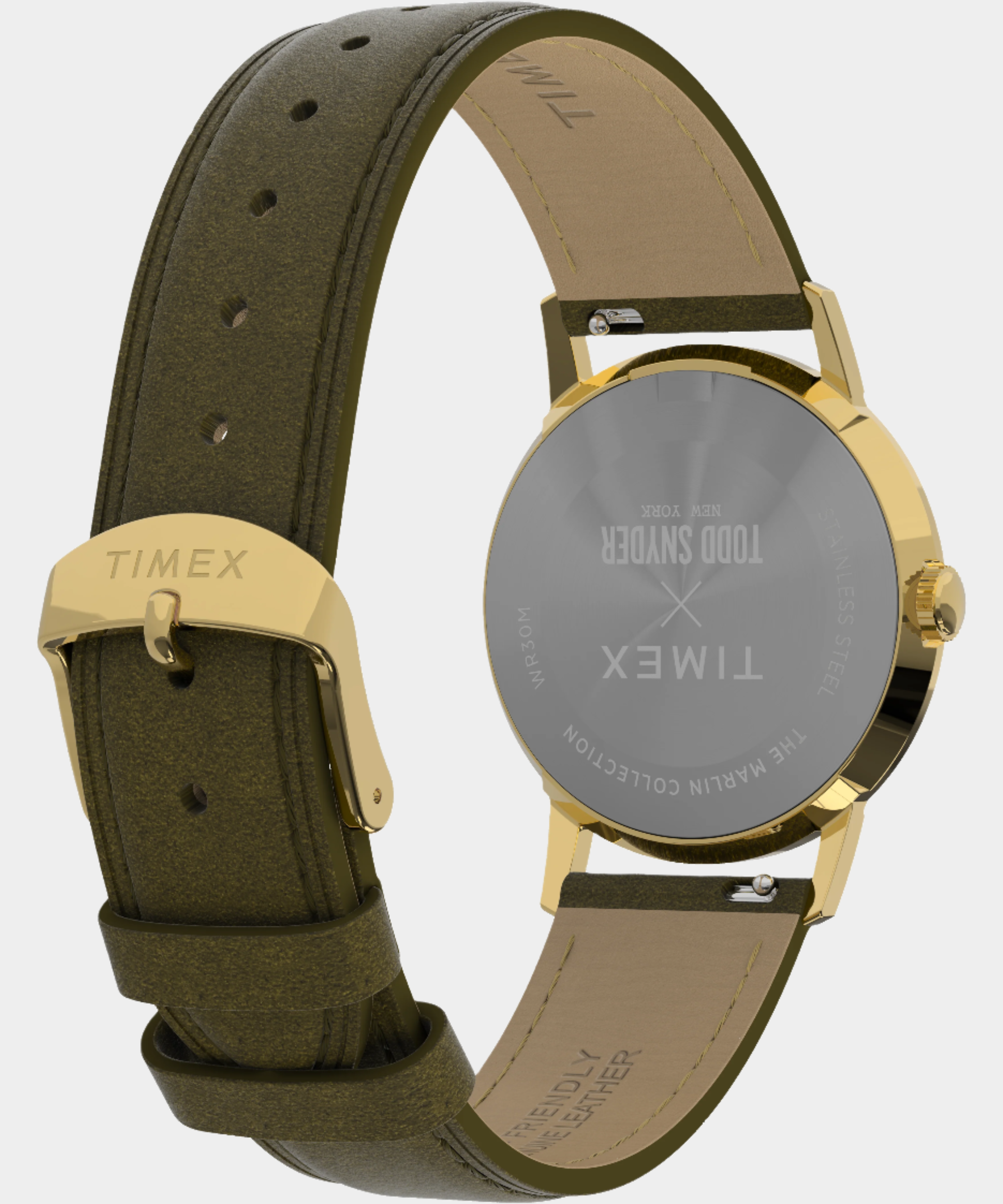 Natural leather strap