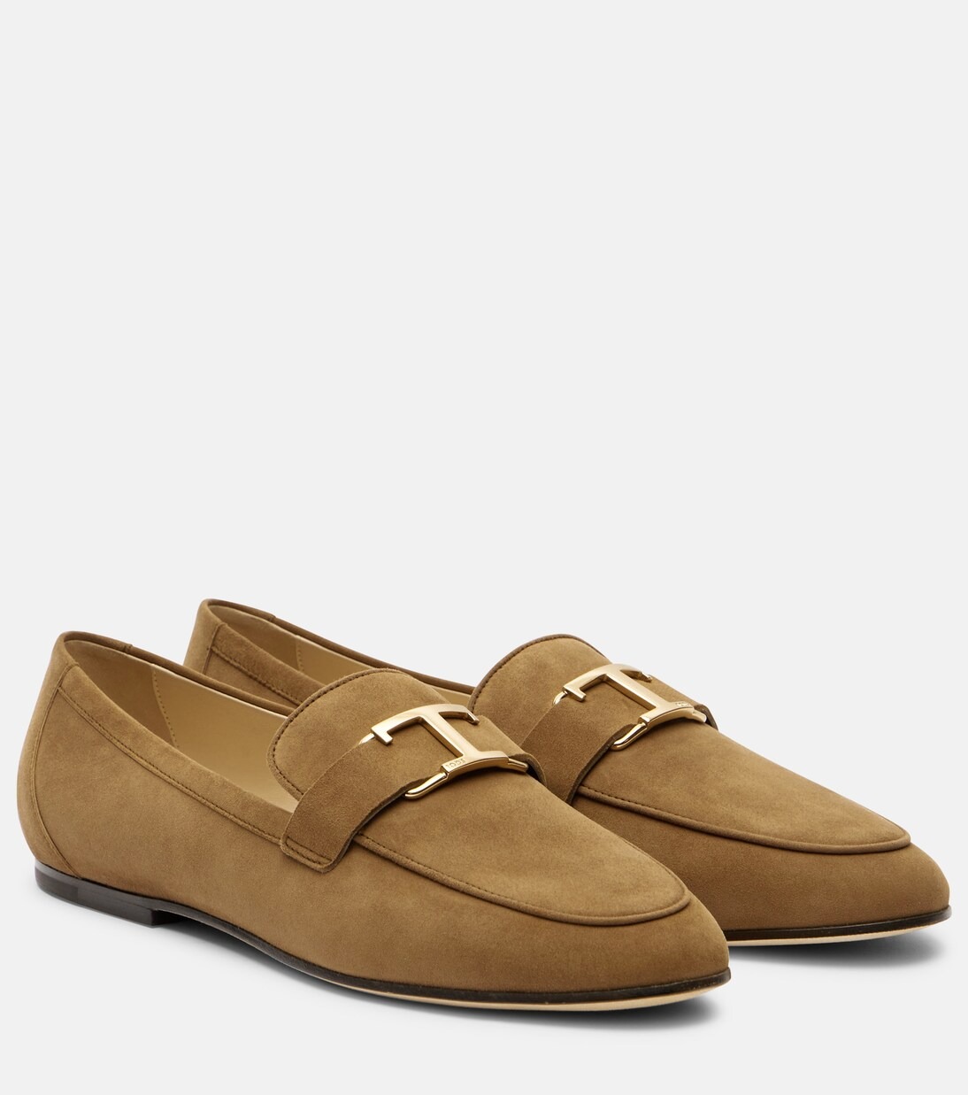 Tan suede pair