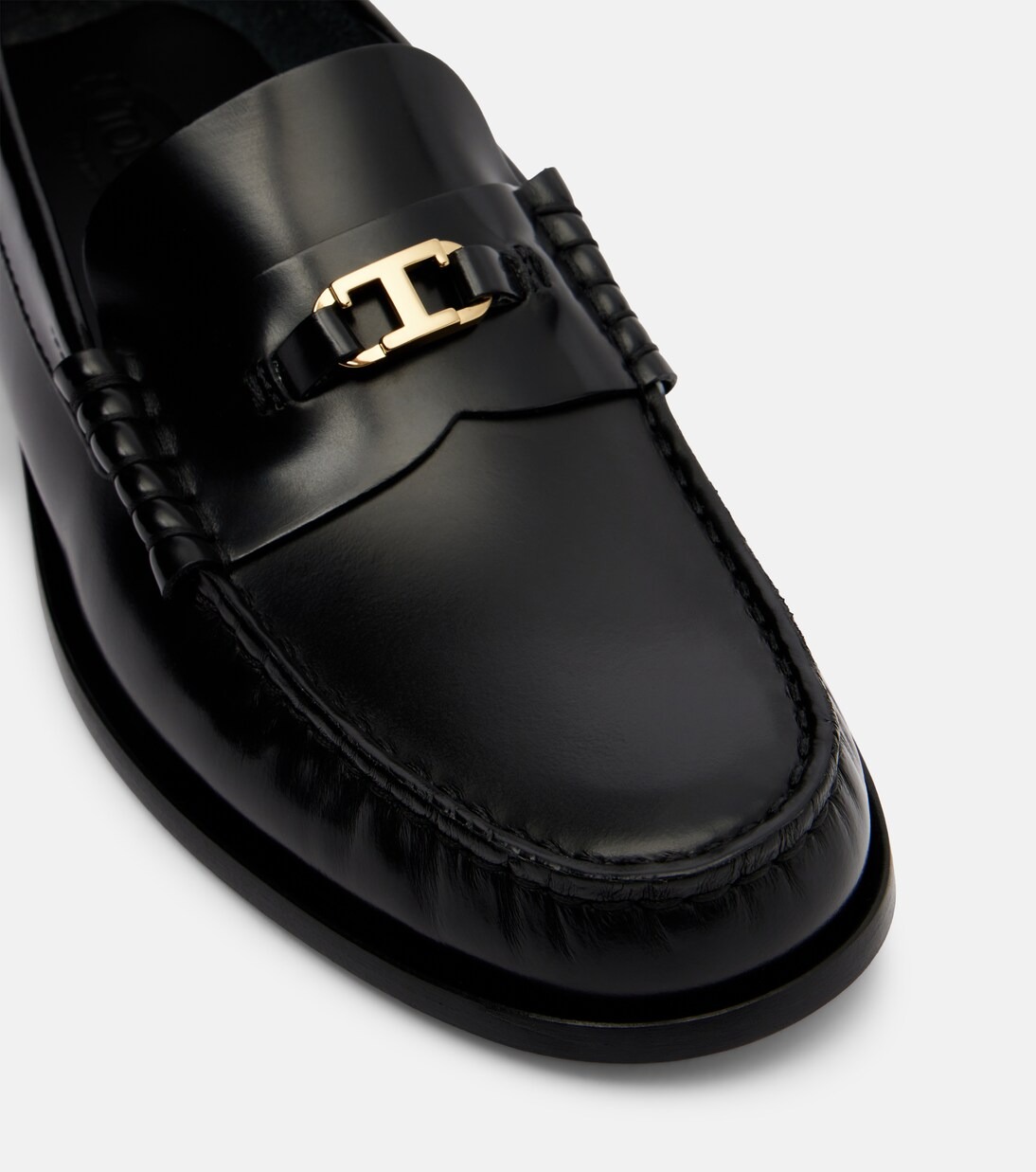 Black leather detail