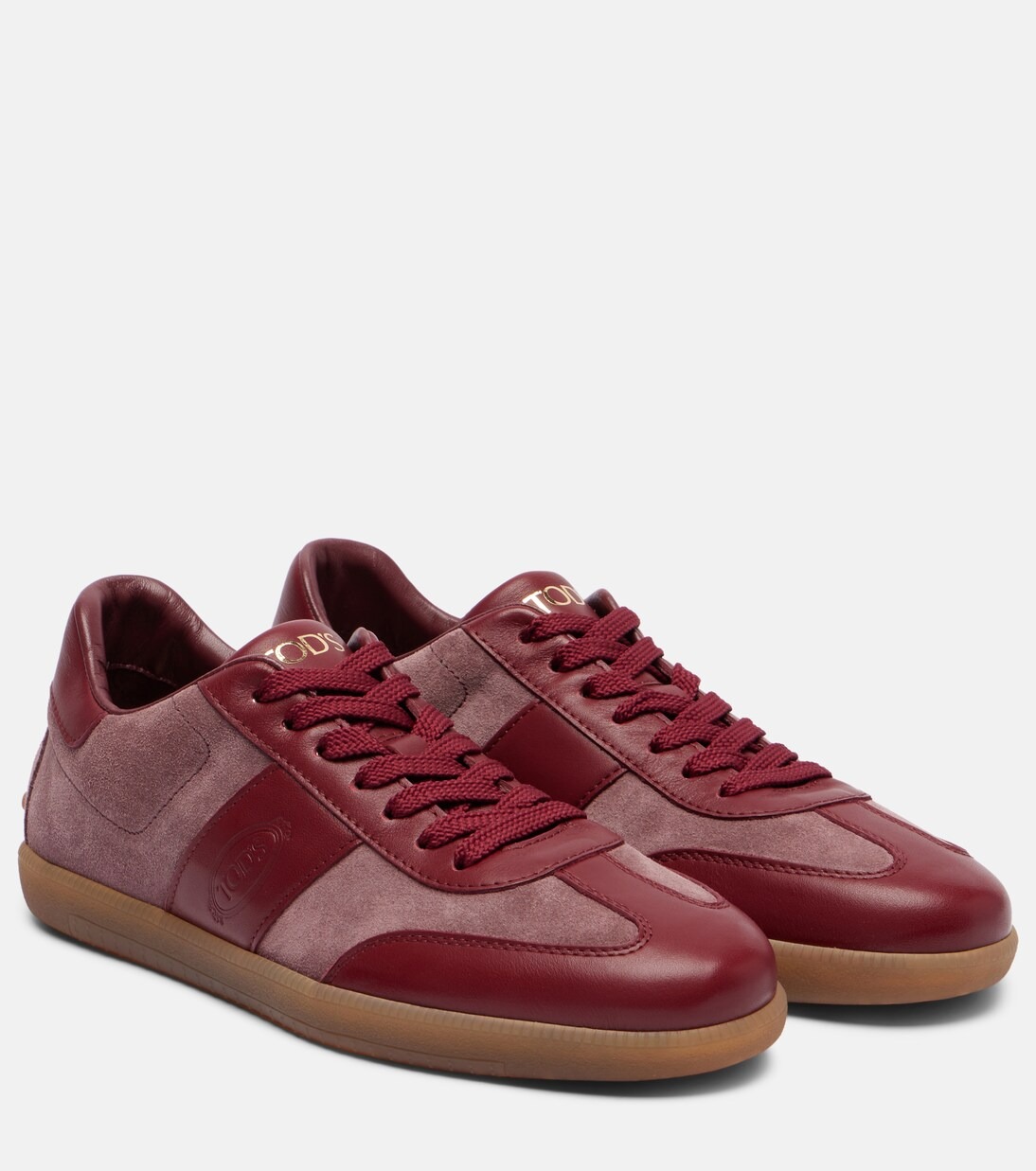 Burgundy patent pair