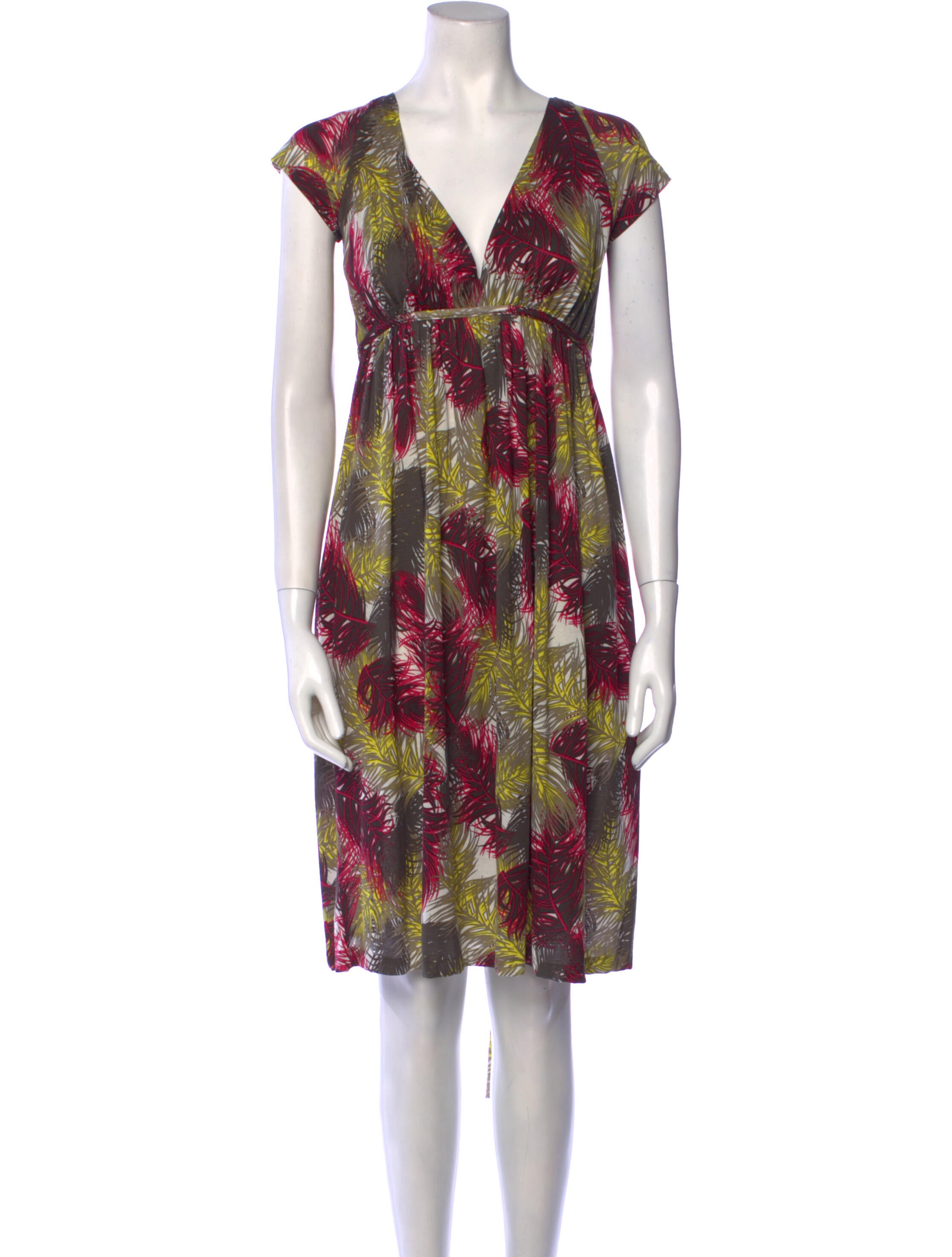 Printed Knee-Length Dress
