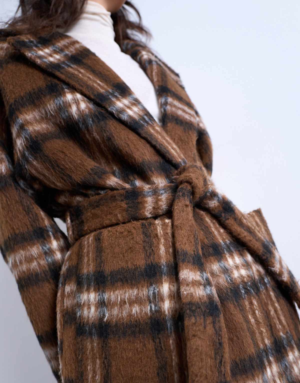 Fabric and belt close-up
