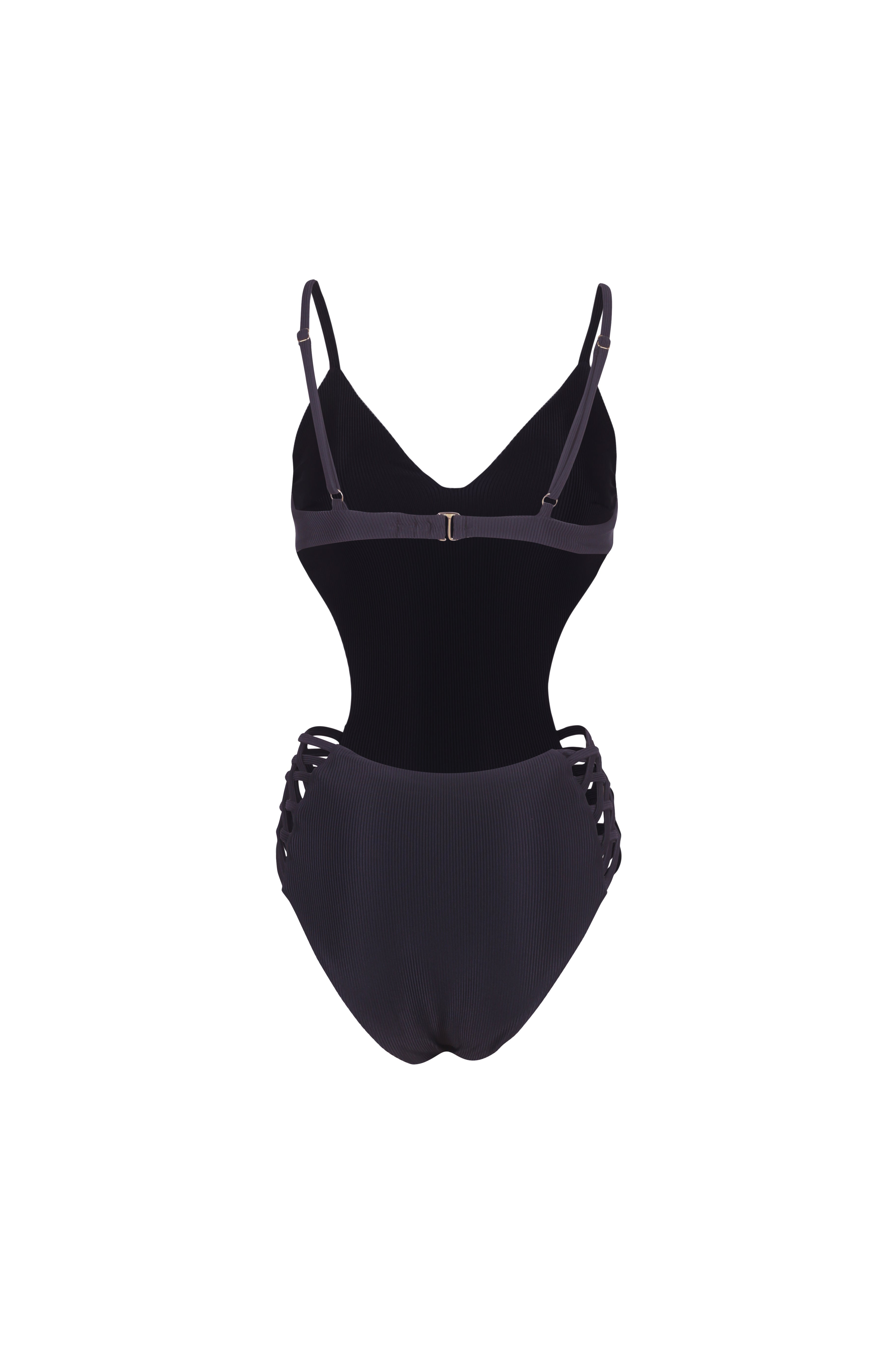 RIBBED BLACK — One Piece detail view