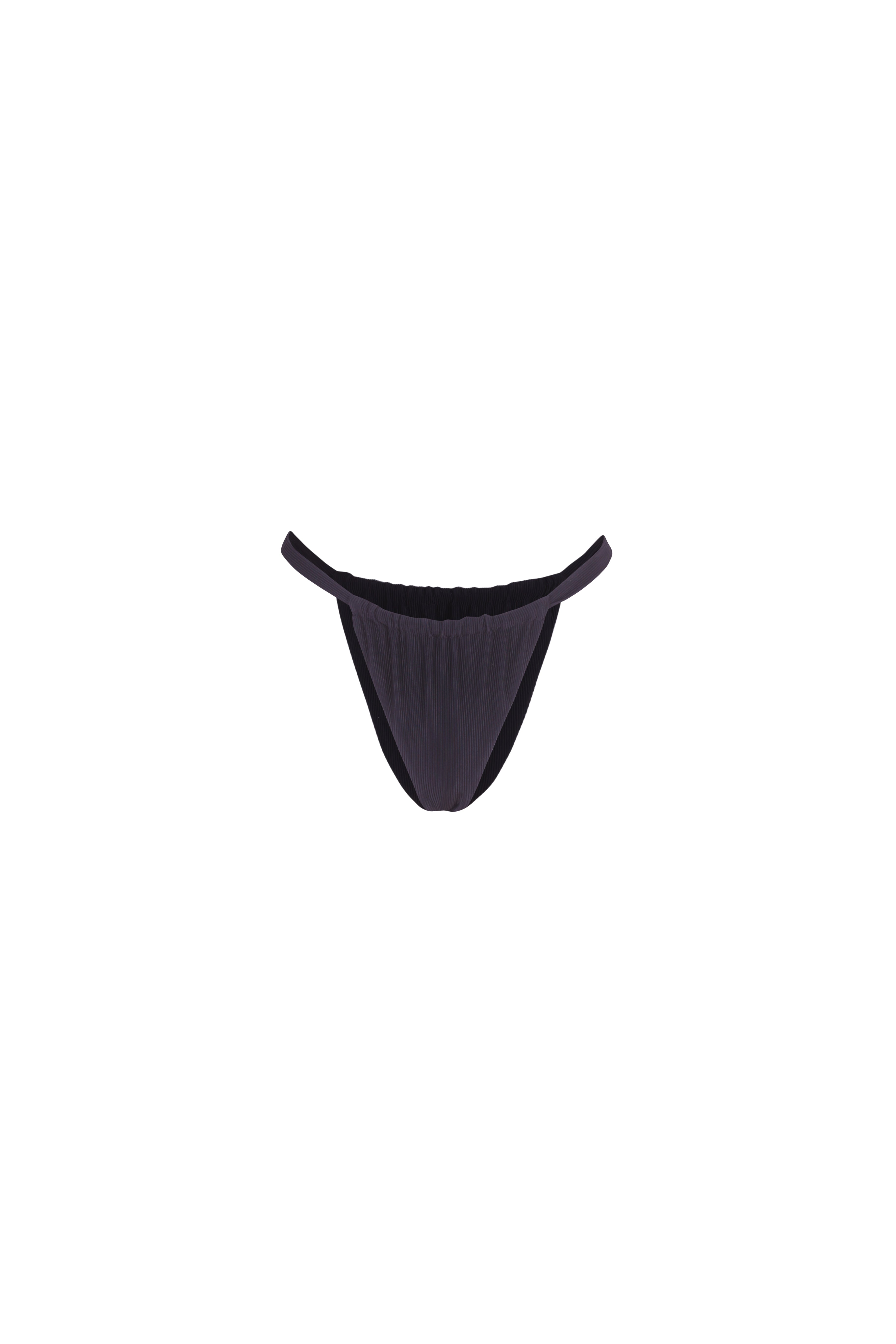 RIBBED BLACK — Bottom alternate view