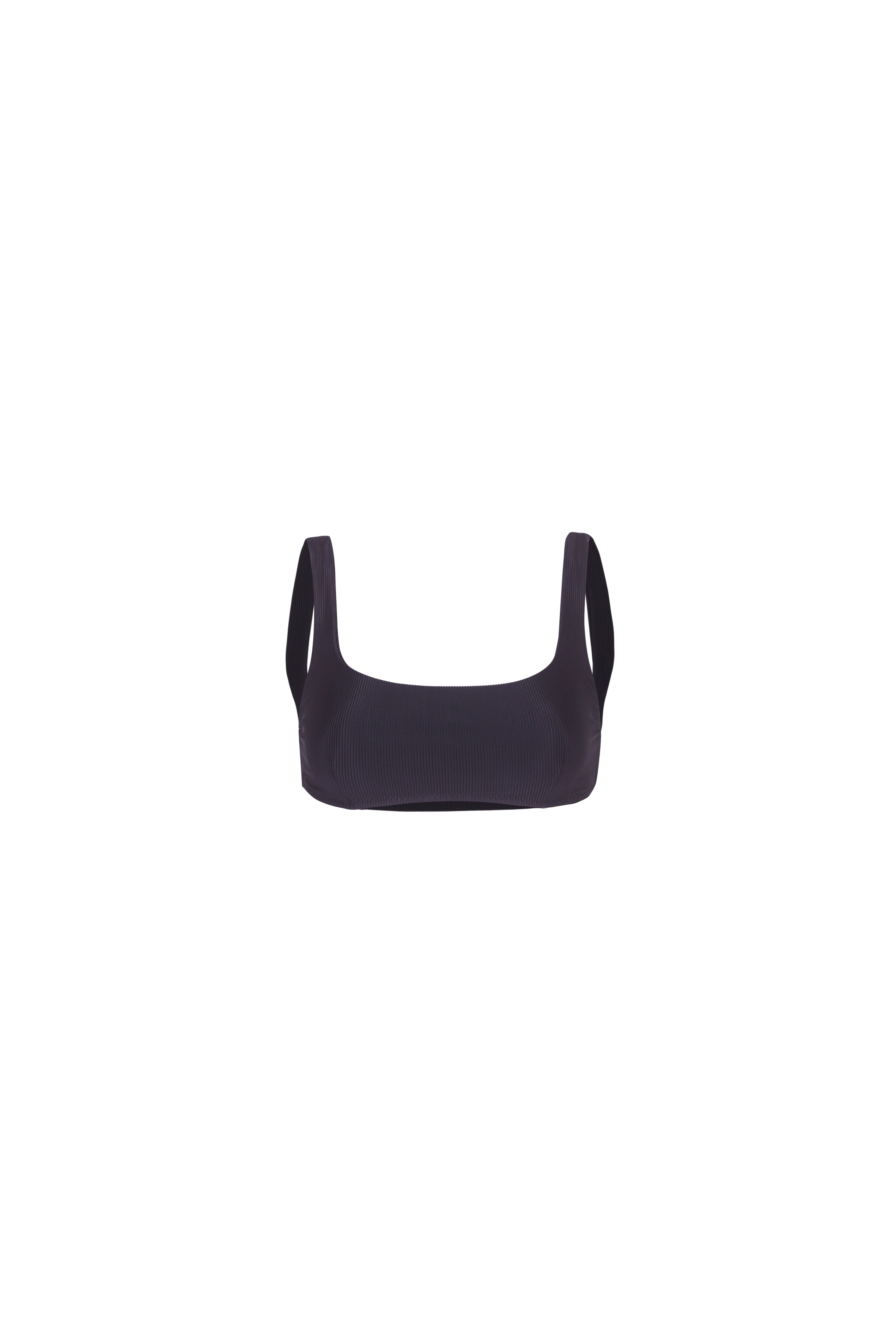 RIBBED BLACK — Top alternate view