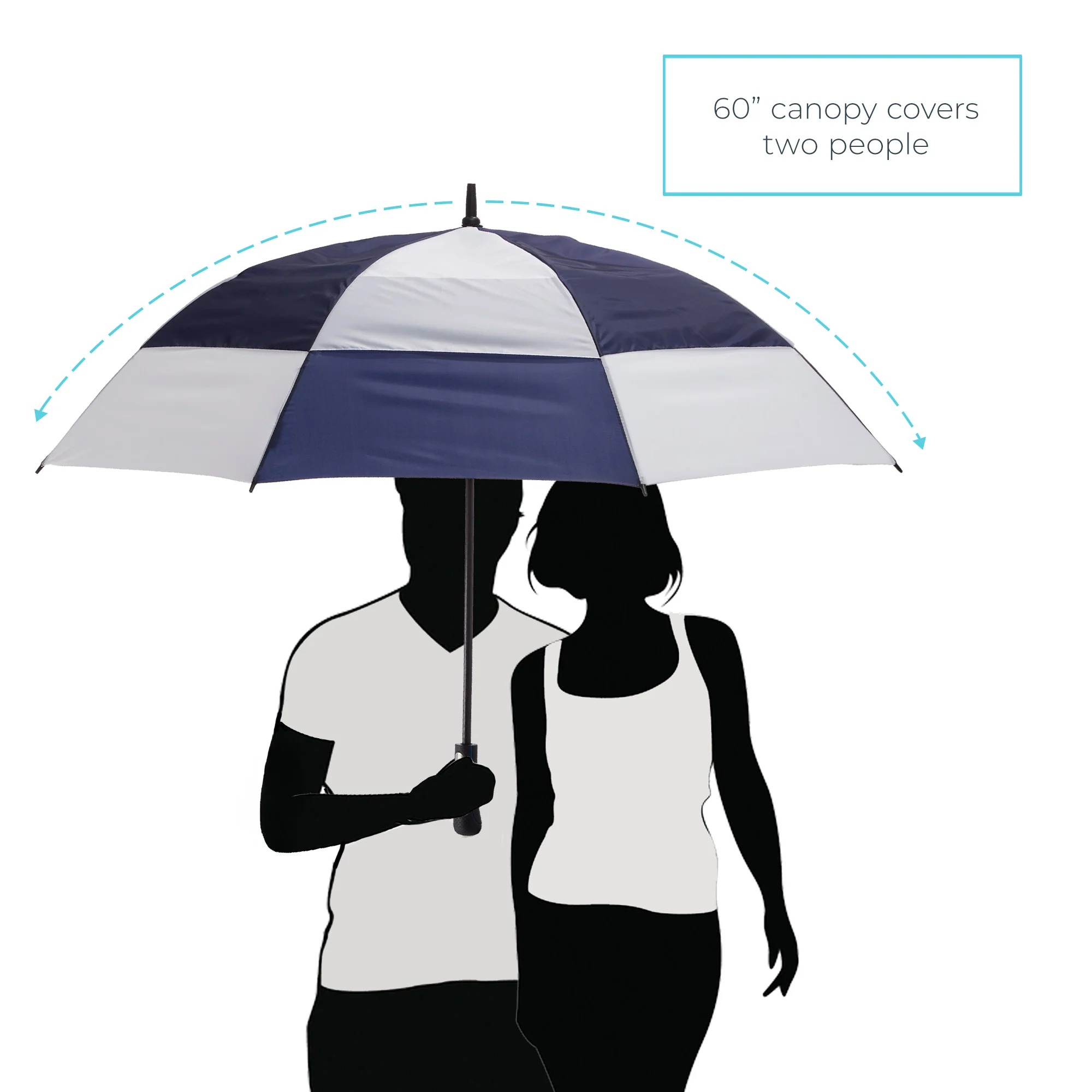 two-person coverage silhouette