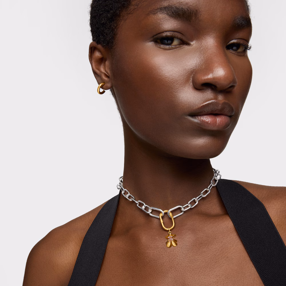 silver chain styling