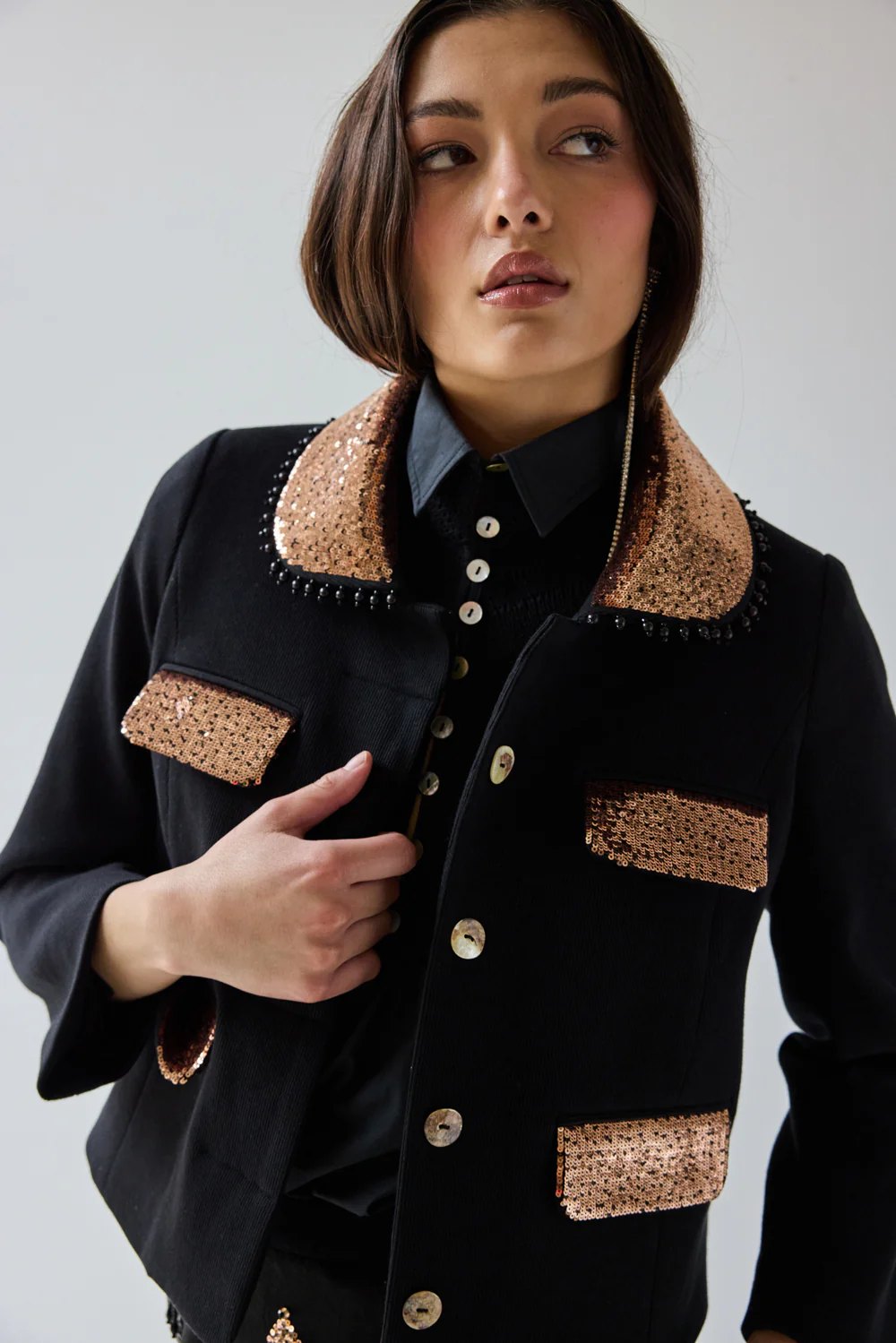 Official Hope for Flowers image 4 — Embellished Micro Jacket