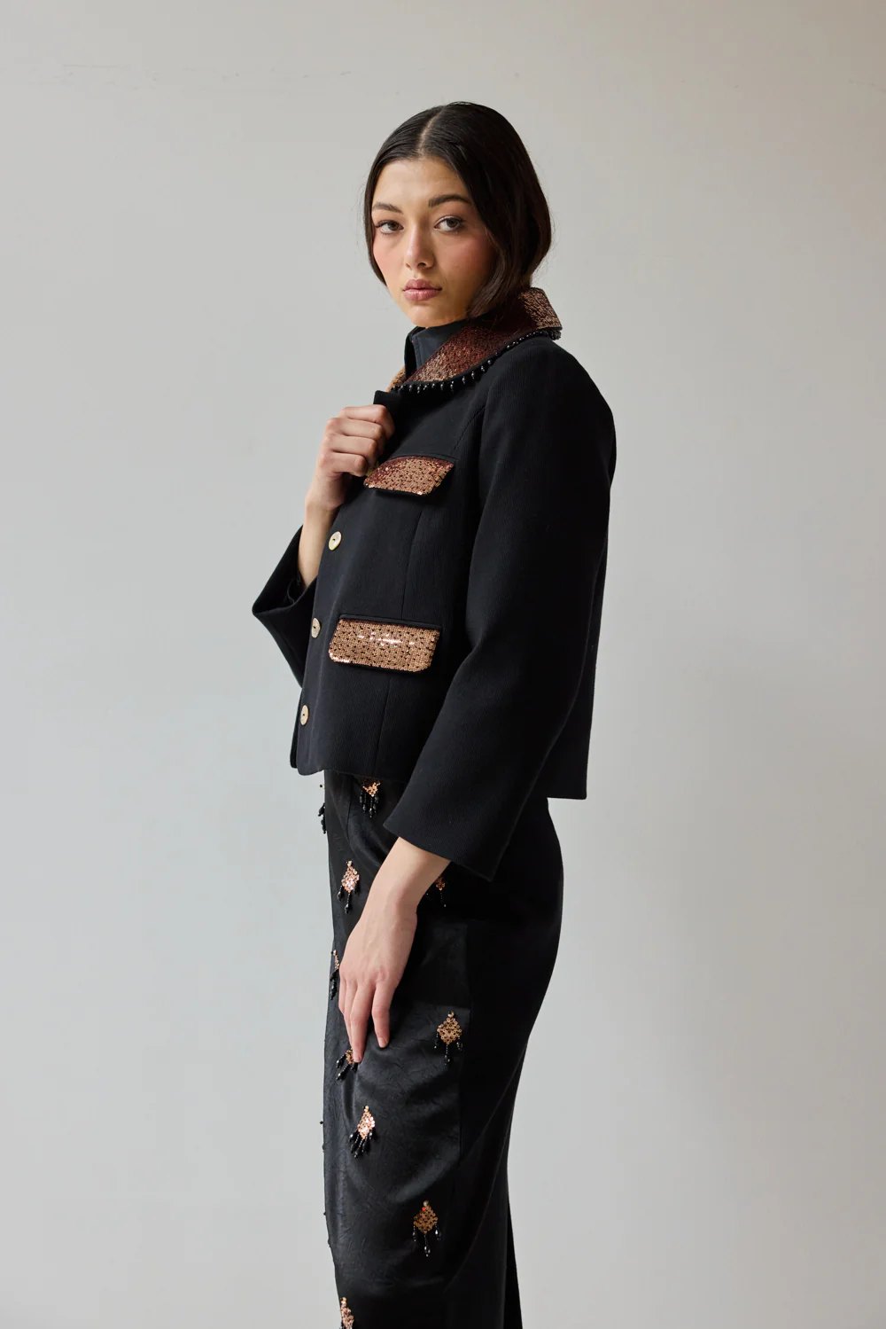 Official Hope for Flowers image 5 — Embellished Micro Jacket