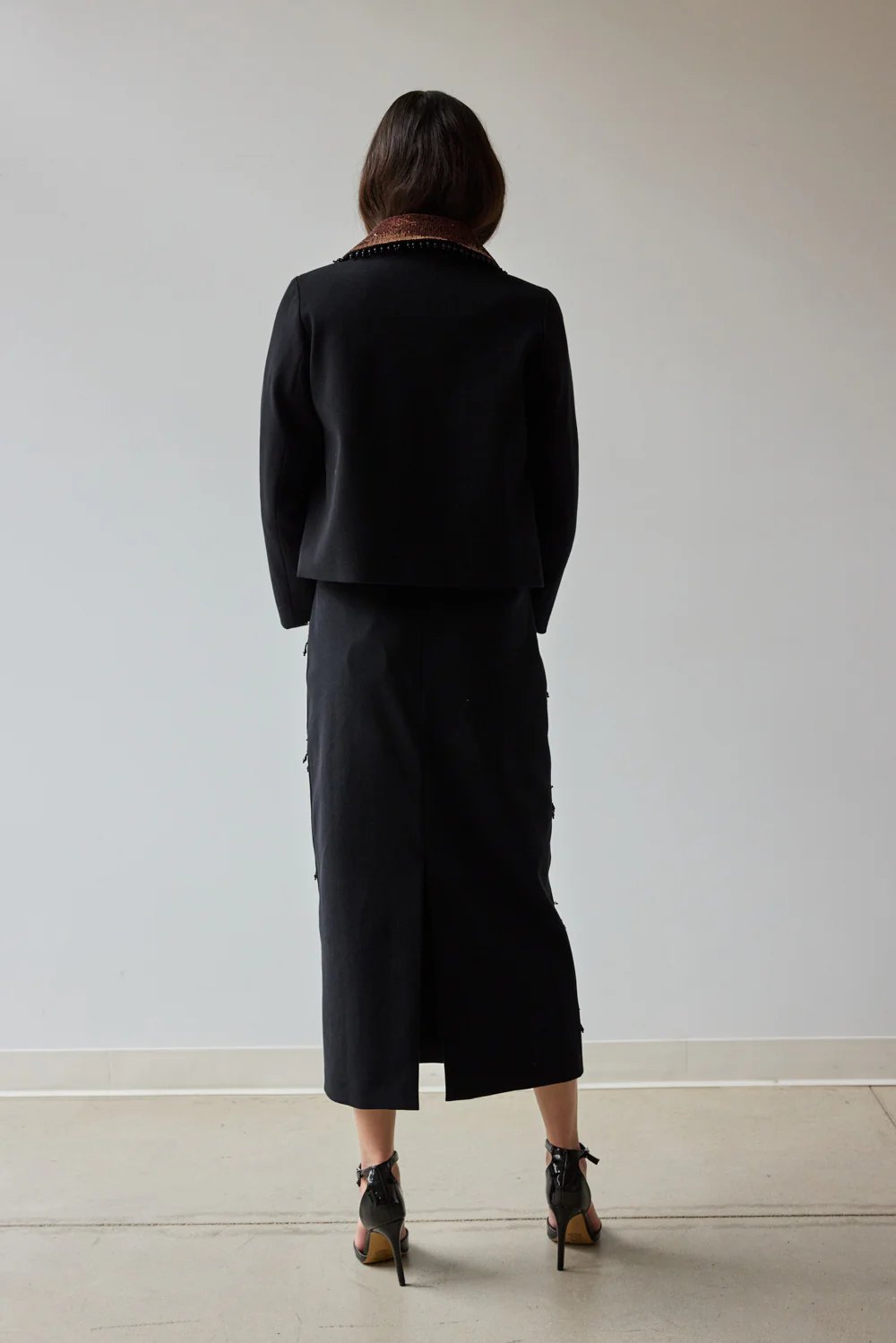 Official alternate/detail view — Embellished Micro Jacket