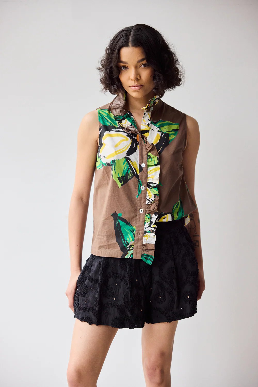 Frilled Buttondown