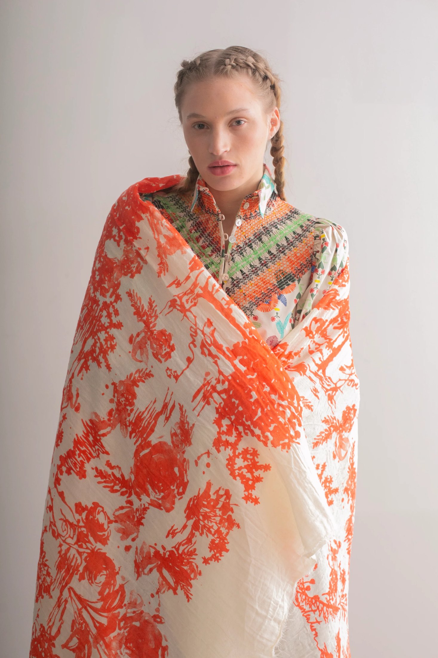 Official Hope for Flowers image 2 — Made in Detroit Toile Shawl