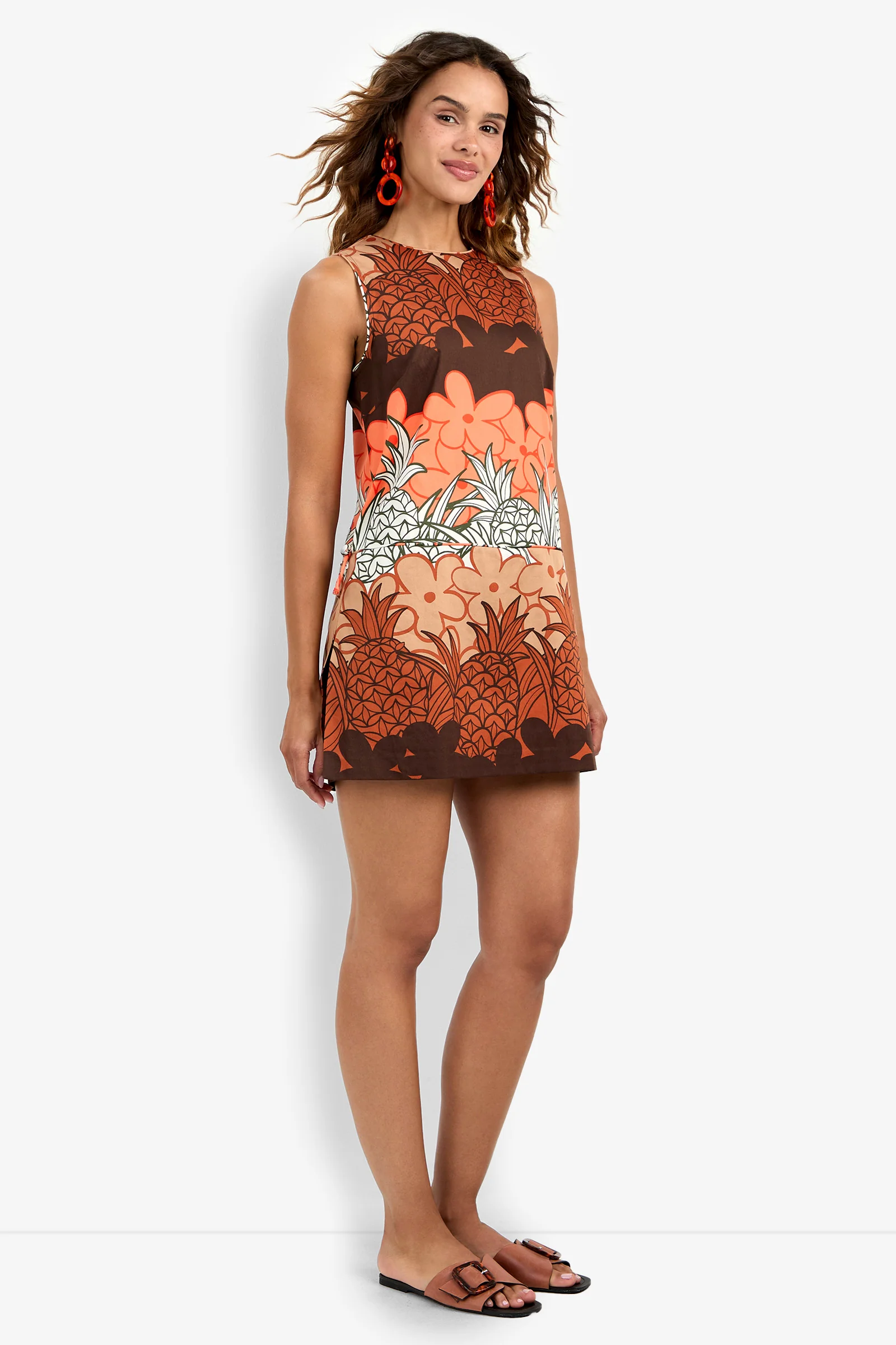side view of the romper